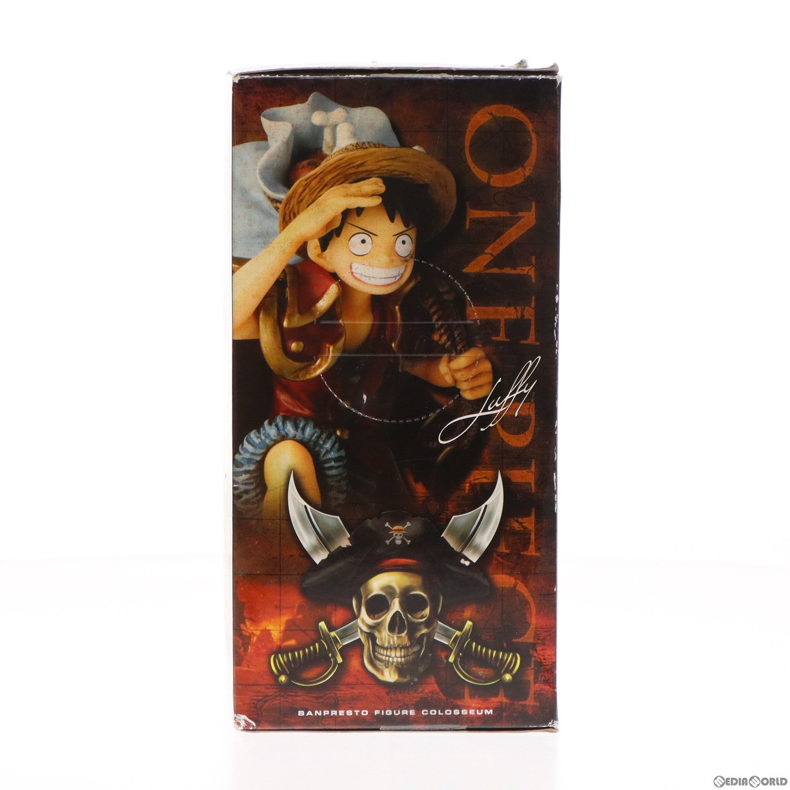 【中古即納】[FIG]モンキー・D・ルフィ ワンピース Scultures 造形王頂上決戦 vol.2 ONE PIECE フィギュア プライズ(48057) バンプレスト(20120920)