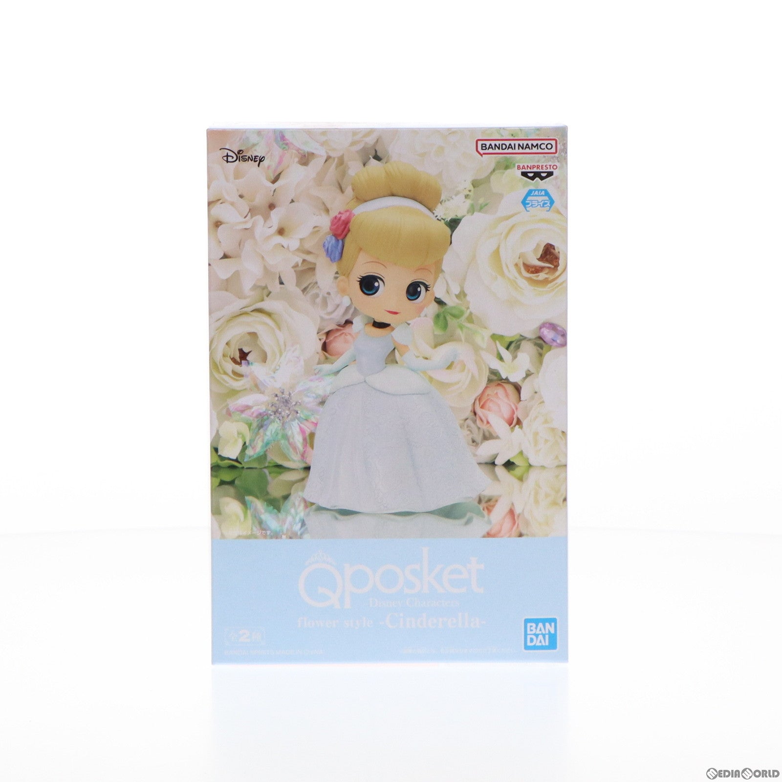 【中古即納】[FIG] シンデレラ B(衣装淡) Q posket Disney Characters flower style -Cinderella- フィギュア プライズ(2605133) バンプレスト(20221010)