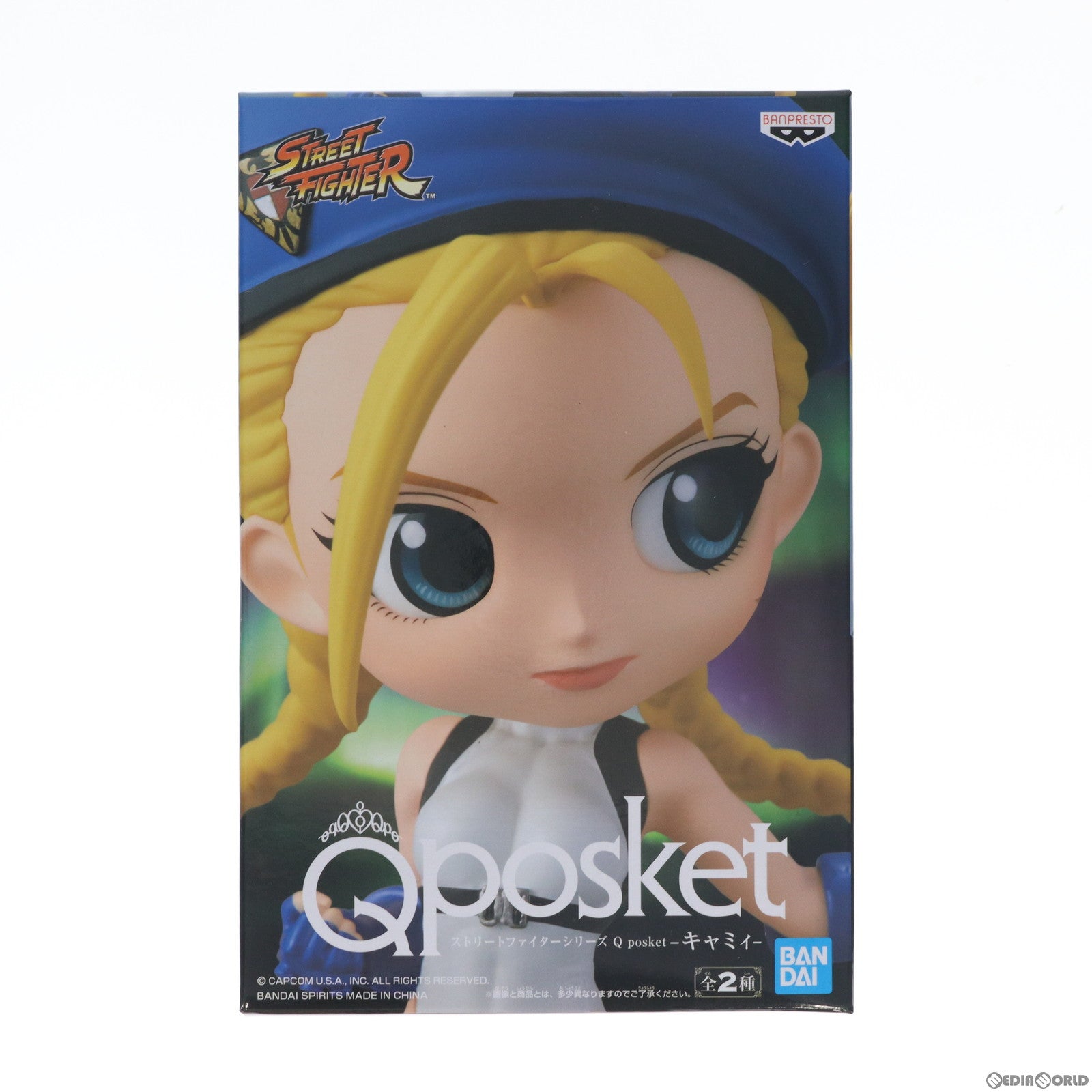 【中古即納】[FIG] キャミィ(B ホワイト) ストリートファイターシリーズ Q posket-キャミィ- フィギュア プライズ(81960) バンプレスト(20200310)