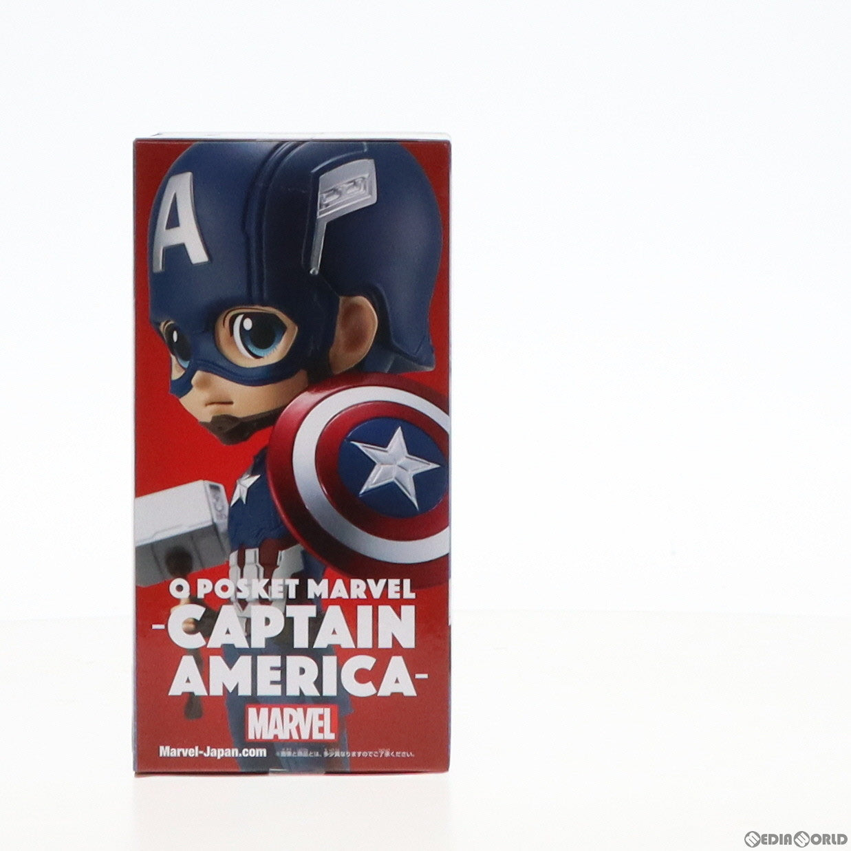 【中古即納】[FIG] キャプテン・アメリカ(A マスク) キャプテン・アメリカ Q posket MARVEL -CAPTAIN AMERICA- フィギュア プライズ（82045) バンプレスト(20200430)