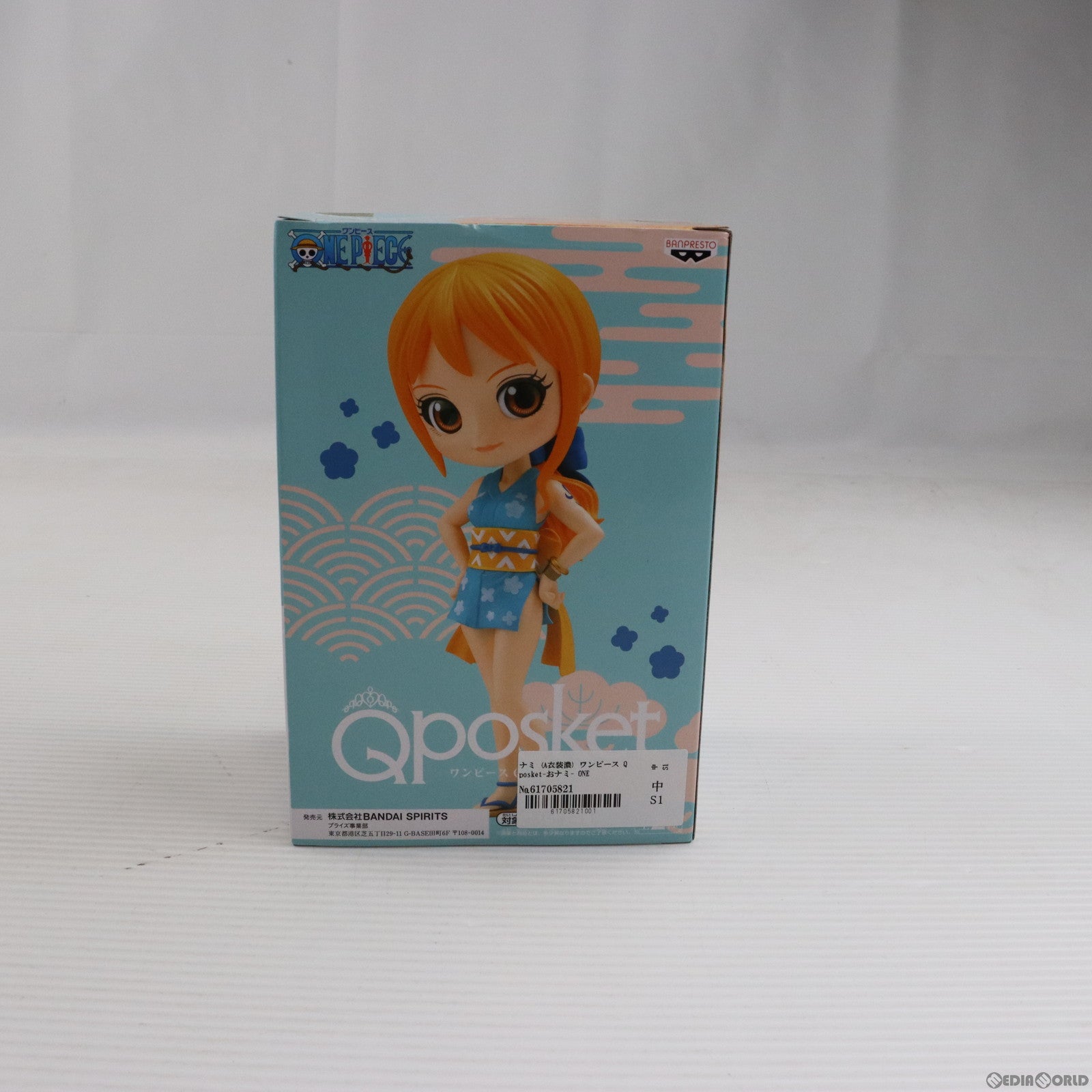 【中古即納】[FIG]ナミ (A衣装濃) ワンピース Q posket-おナミ- ONE PIECE フィギュア プライズ(2551182) バンプレスト(20210920)