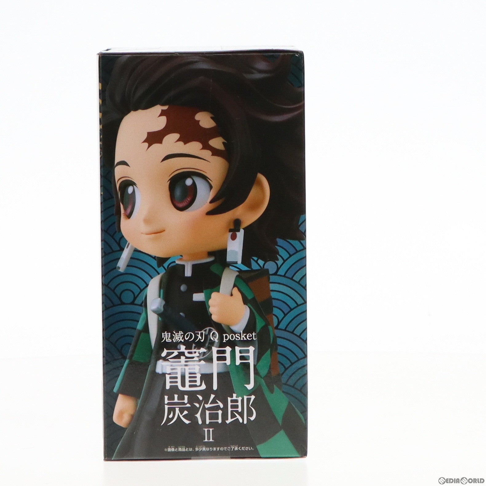 【中古即納】[FIG]竈門炭治郎(かまどたんじろう) A(グリーン) Q posket II 鬼滅の刃 フィギュア プライズ(82856) バンプレスト(20210331)