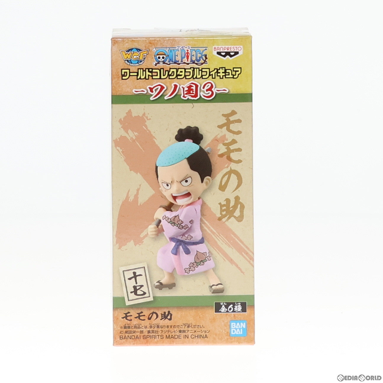 【中古即納】[FIG]モモの助 ワンピース ワールドコレクタブル-フィギュアワノ国3- ONE PIECE プライズ(82001) バンプレスト(20200430)