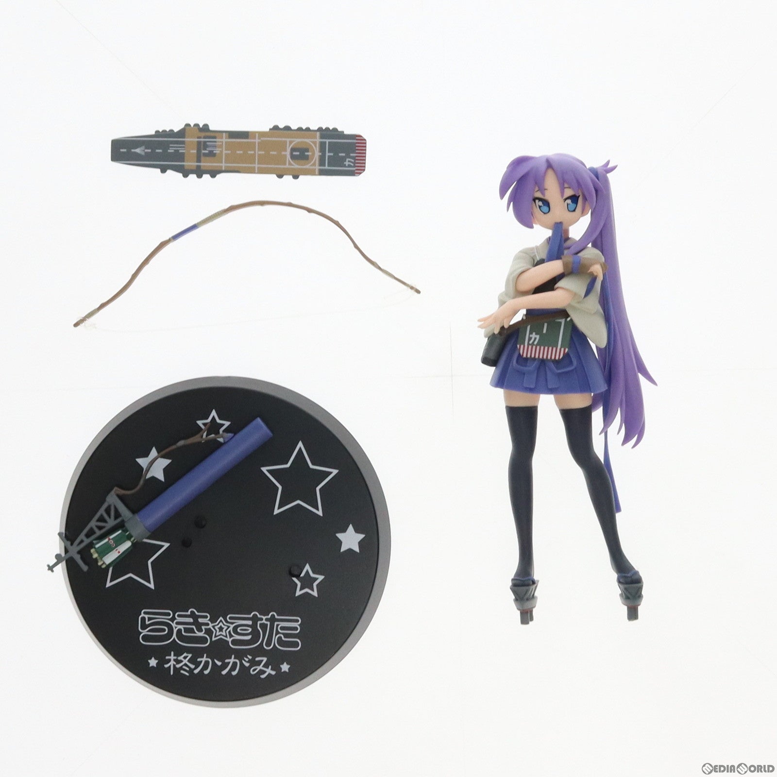 【中古即納】[FIG] 柊かがみ(ひいらぎかがみ) らき☆すた プレミアムフィギュア『柊かがみ 艦隊これくしょん 〜艦これ〜 加賀コスプレVer.』 プライズ(1012204) セガ(20151130)