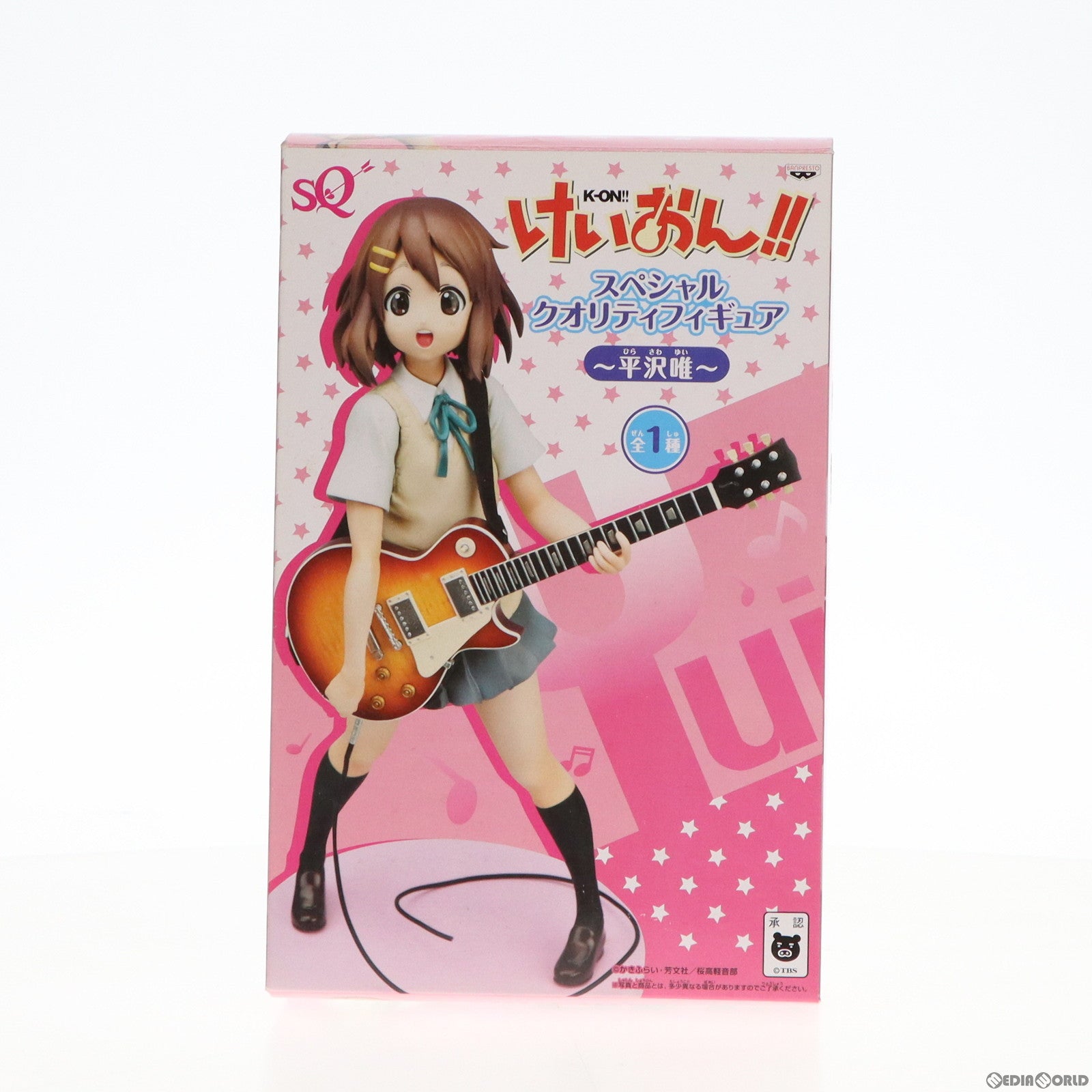 【中古即納】[FIG] 平沢唯(ひらさわゆい) けいおん!! スペシャルクオリティフィギュア〜平沢唯〜 プライズ(47267) バンプレスト(20110331)