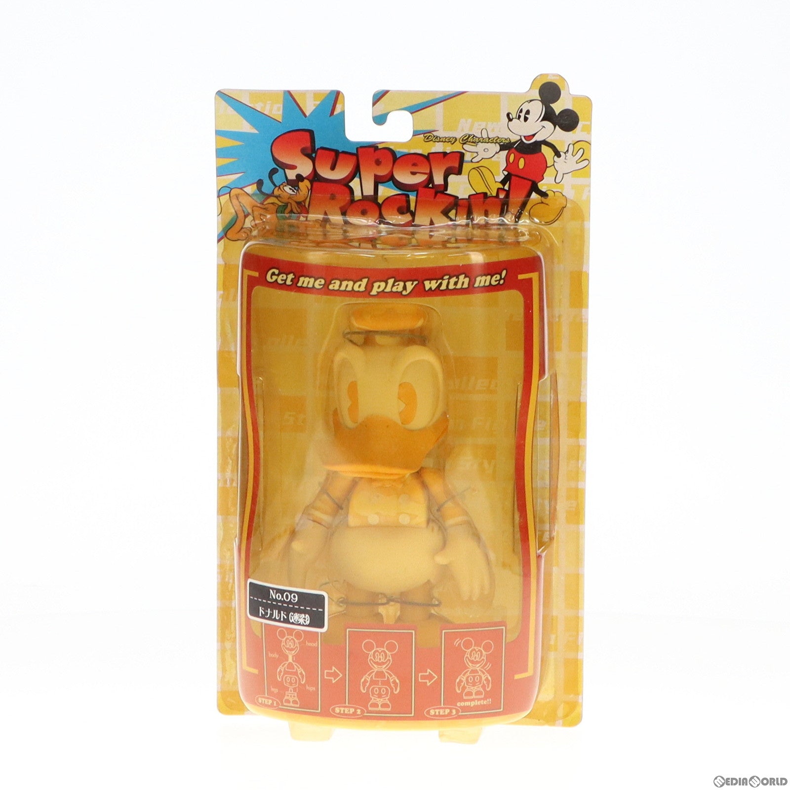 【中古即納】[FIG] ドナルド(迷彩) ディズニー スーパーロッキン Super Rockin’! シリーズ1 No.9 フィギュア プライズ セガ(19991231)