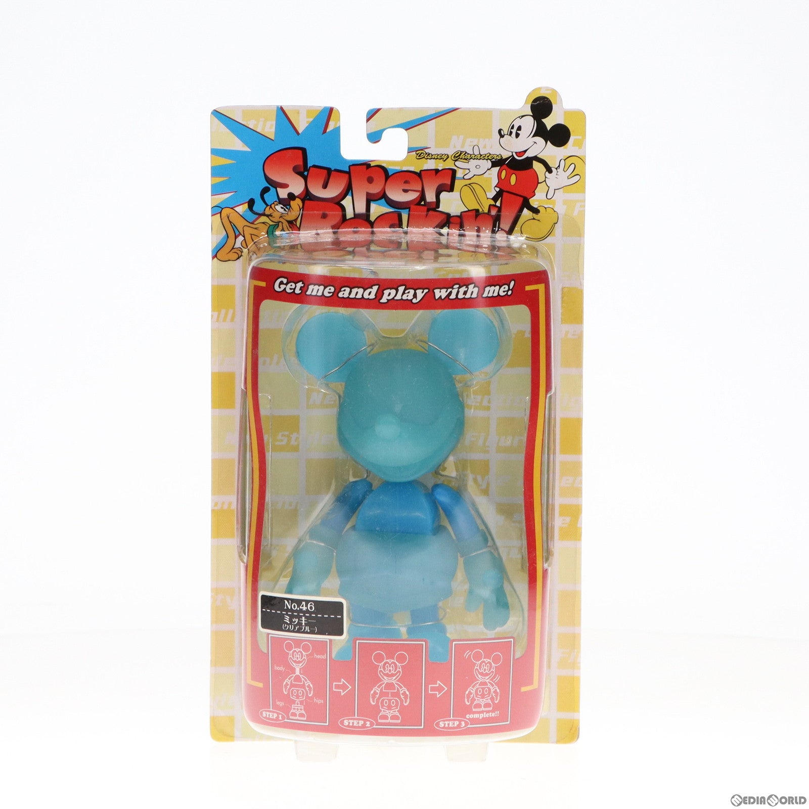 【中古即納】[FIG] ミッキー・マウス クリアブルーVer. スーパーロッキン Super Rockinシリーズ6 No.46 フィギュア プライズ セガ(19991231)