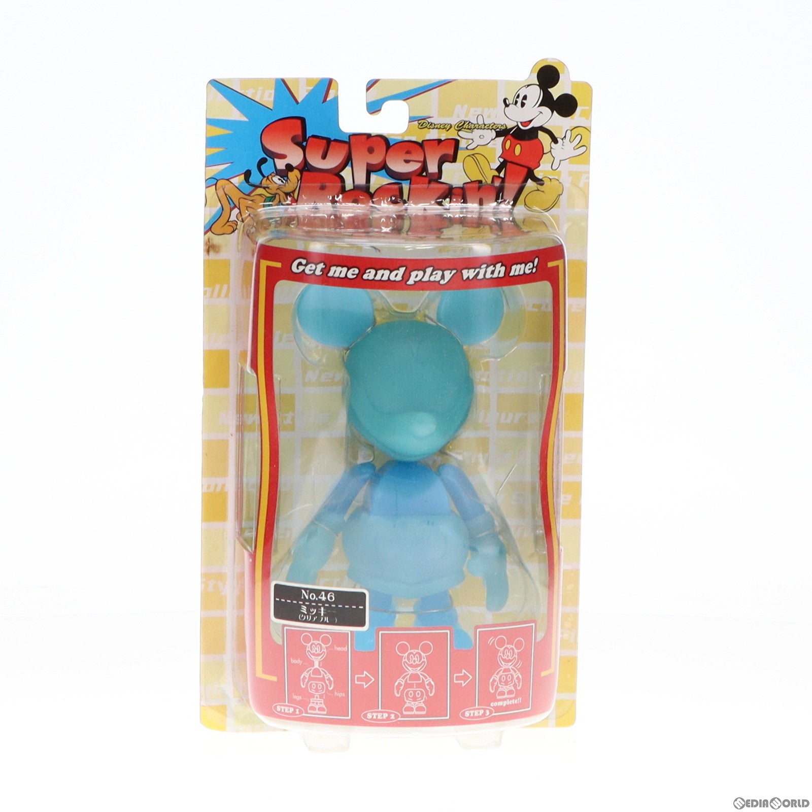 【中古即納】[FIG] ミッキー・マウス クリアブルーVer. スーパーロッキン Super Rockinシリーズ6 No.46 フィギュア プライズ セガ(19991231)