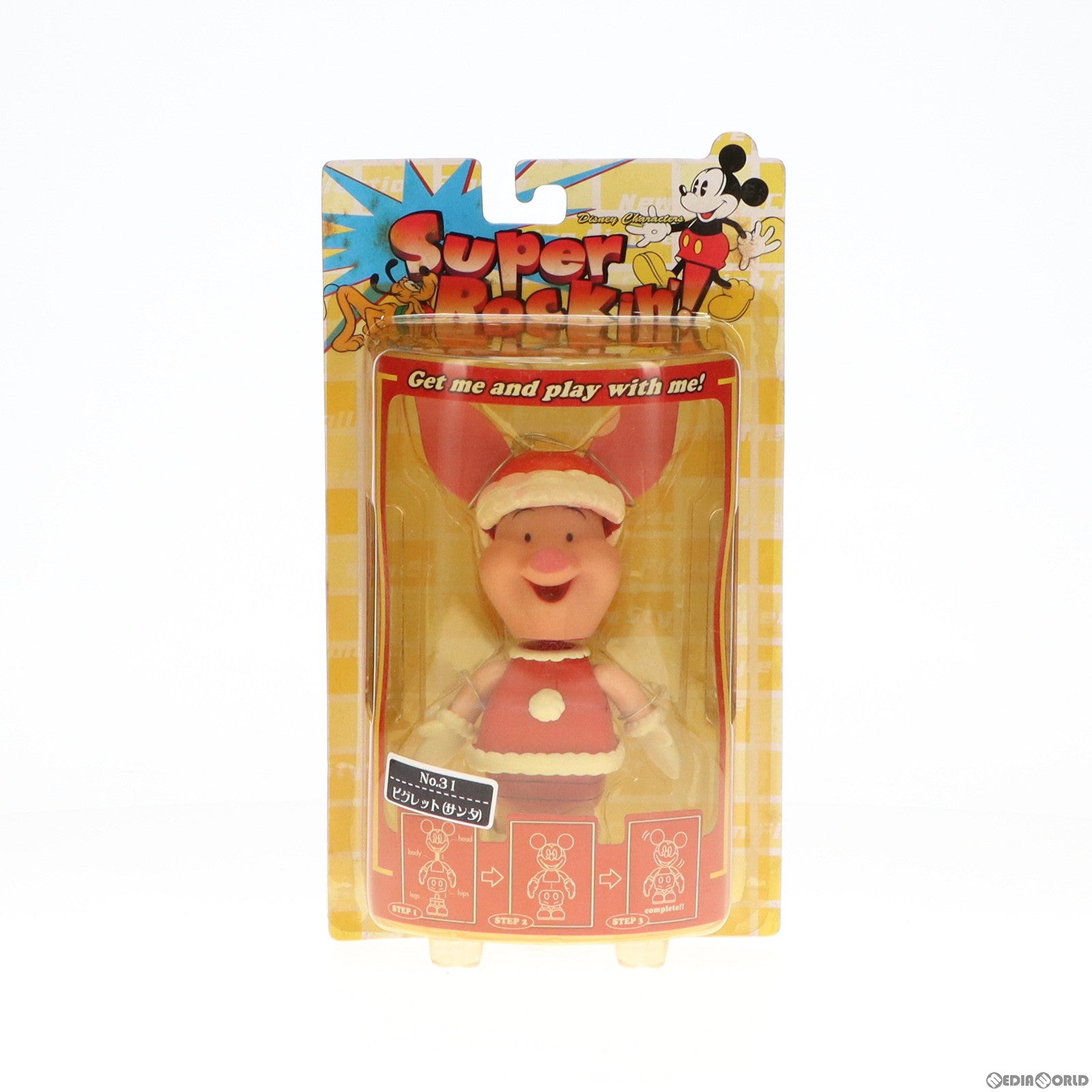 【中古即納】[FIG] ピグレット(サンタ) くまのプーさん スーパーロッキン Super Rockin’! シリーズ4 No.31 フィギュア プライズ セガ(20031031)