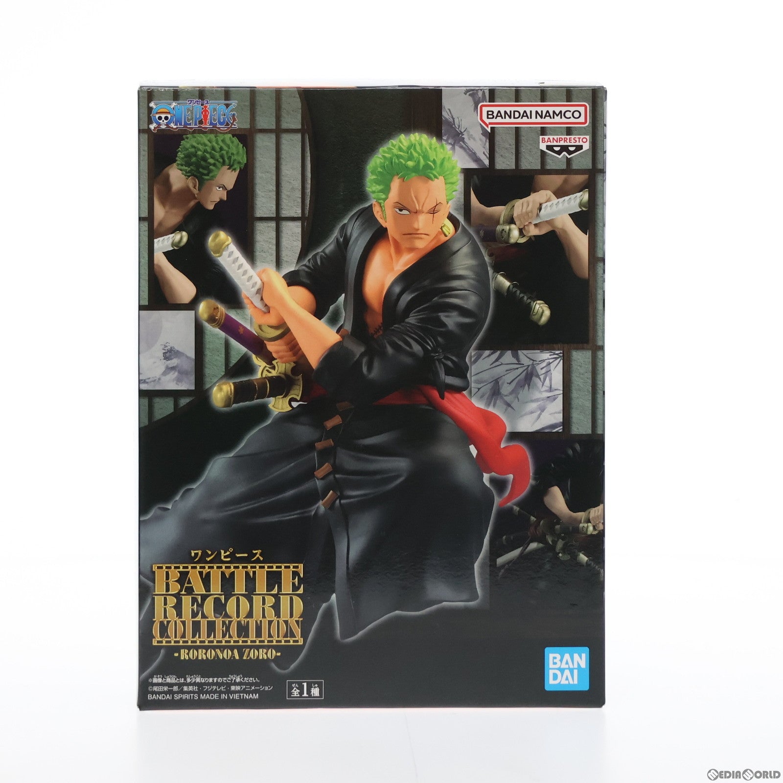 【中古即納】[FIG]ロロノア・ゾロ ワンピース BATTLE RECORD COLLECTION -RORONOA ZORO- ONE PIECE フィギュア プライズ(2593514) バンプレスト(20230120)