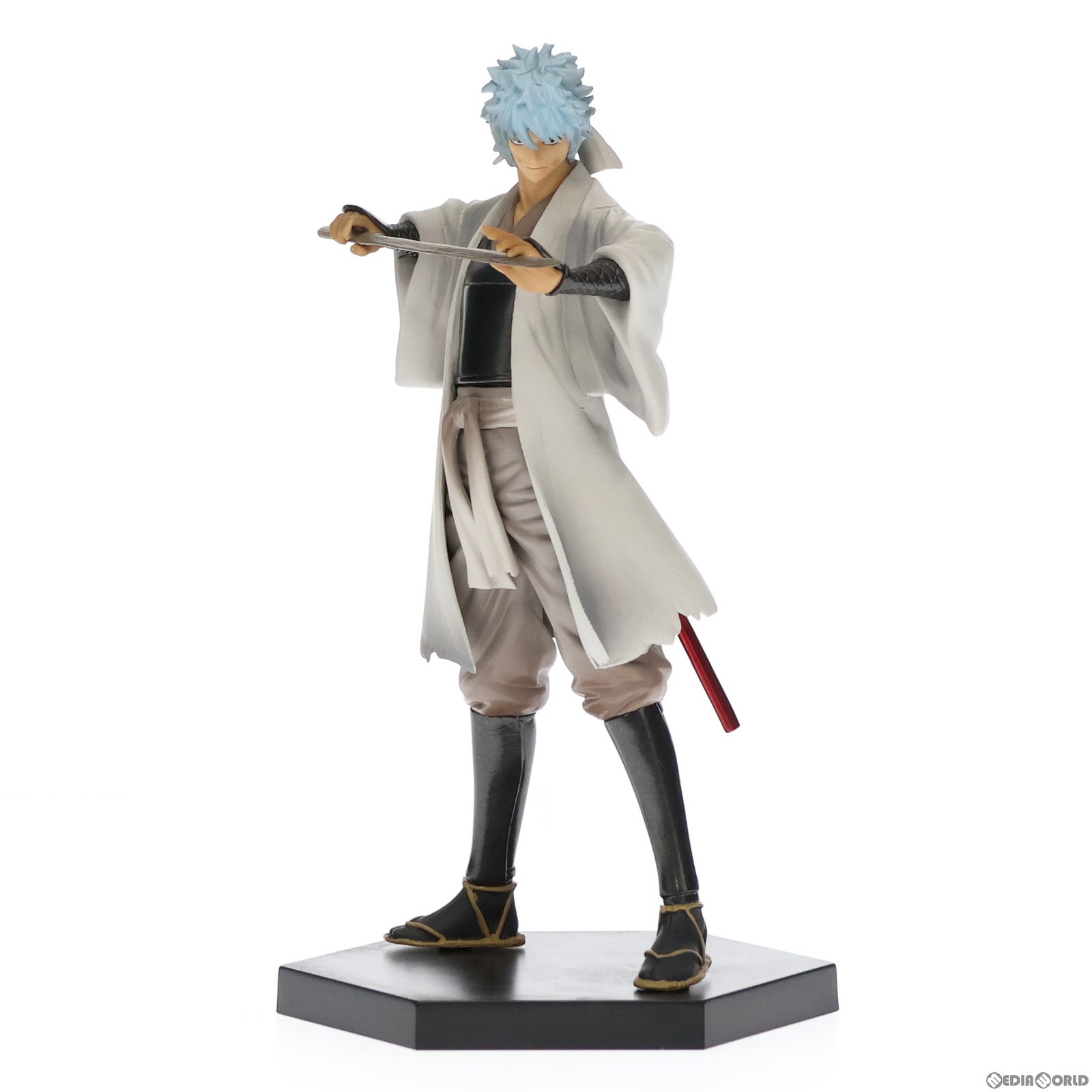 【中古即納】[FIG] 坂田銀時(さかたぎんとき) (白夜叉ver.) 銀魂 DXFフィギュア〜大江戸武鑑〜白銀 プライズ(48577) バンプレスト(20130810)