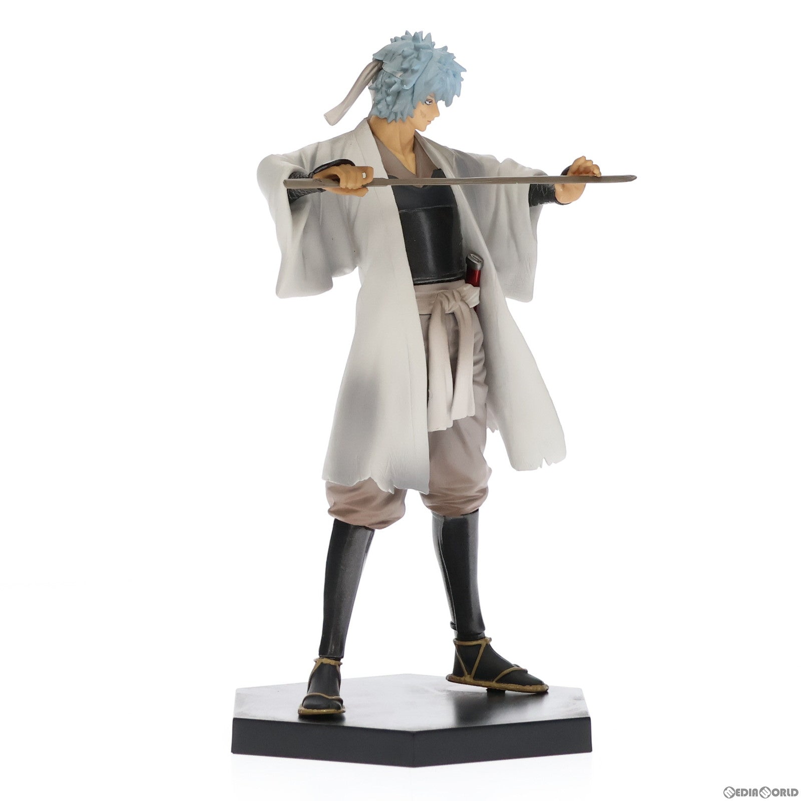 【中古即納】[FIG] 坂田銀時(さかたぎんとき) (白夜叉ver.) 銀魂 DXFフィギュア〜大江戸武鑑〜白銀 プライズ(48577) バンプレスト(20130810)
