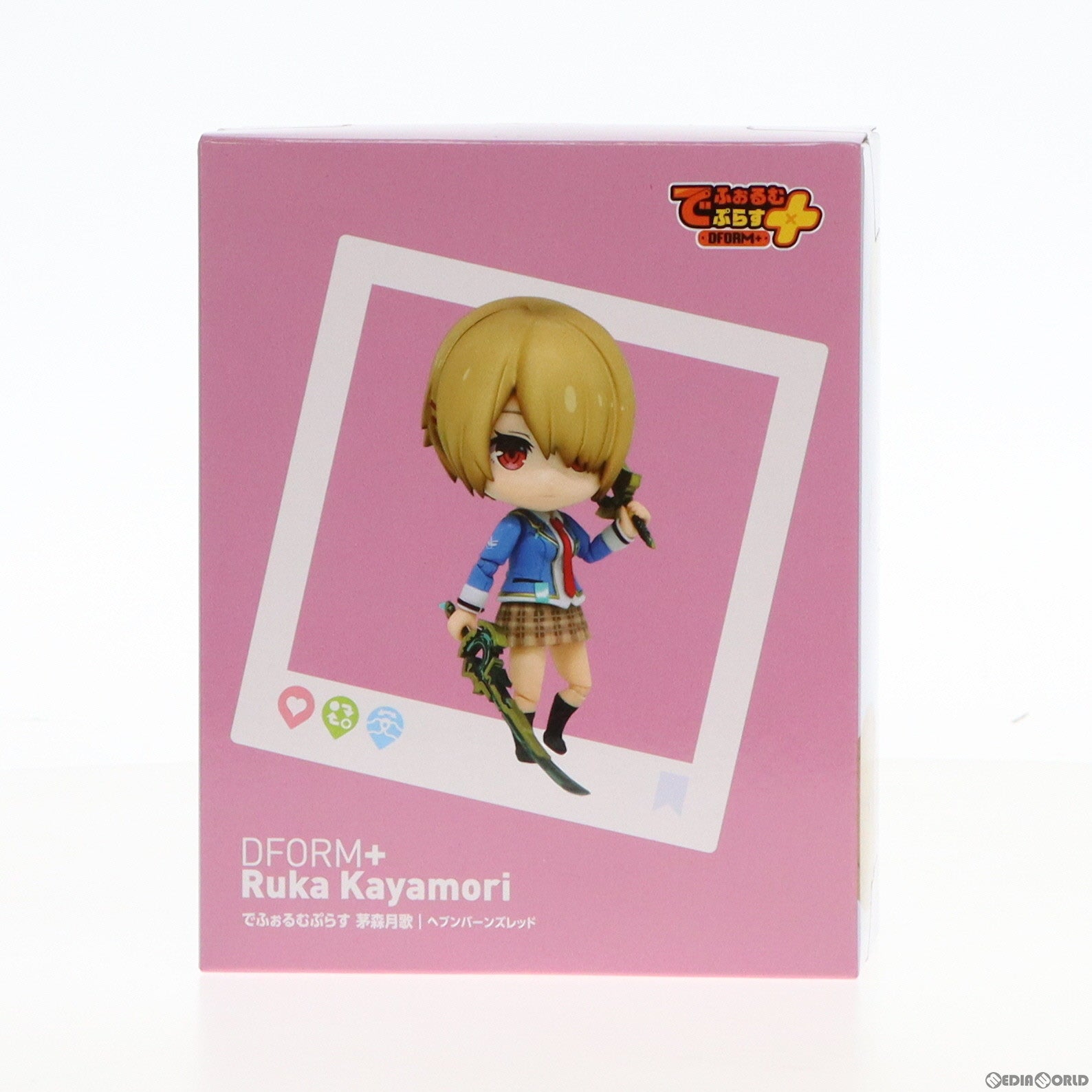 【中古即納】[FIG] でふぉるむぷらす 茅森月歌(かやもりるか) ヘブンバーンズレッド フルアクションデフォルメフィギュア プライズ(ELC000002) elCOCO(エルココ) (20230930)