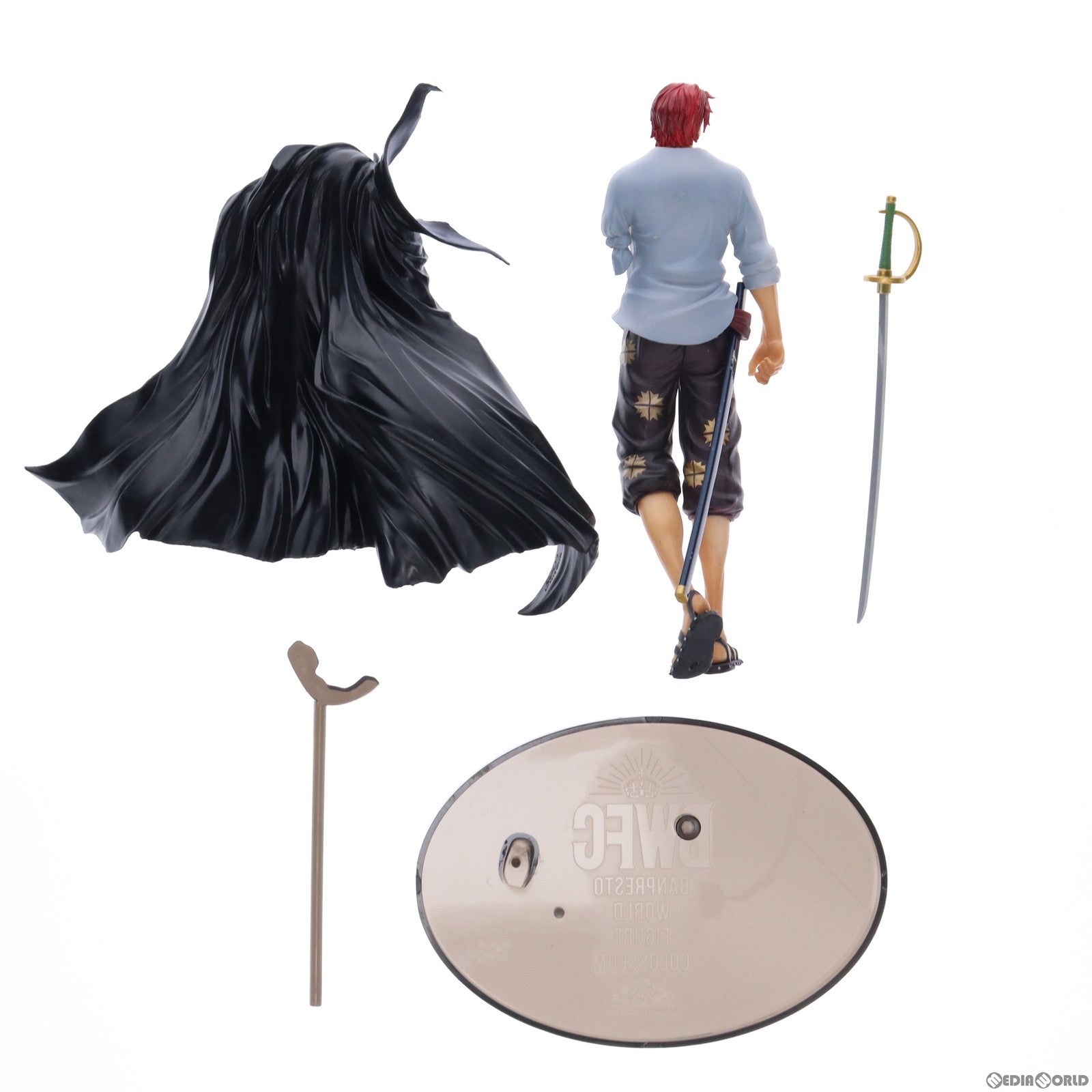 【中古即納】[FIG]シャンクス(フルカラー) ワンピース BANPRESTO WORLD FIGURE COLOSSEUM 造形王頂上決戦 vol.2 ONE PIECE フィギュア プライズ(38081) バンプレスト(20180215)