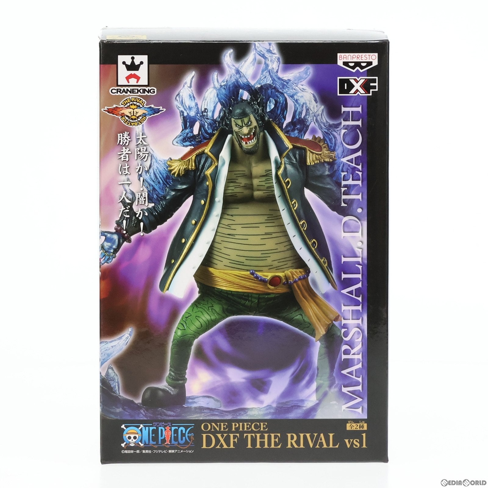 【中古即納】[FIG] マーシャル・D・ティーチ ワンピース DXF THE RIVAL vs1 ONE PIECE フィギュア プライズ(48238) バンプレスト(20130120)