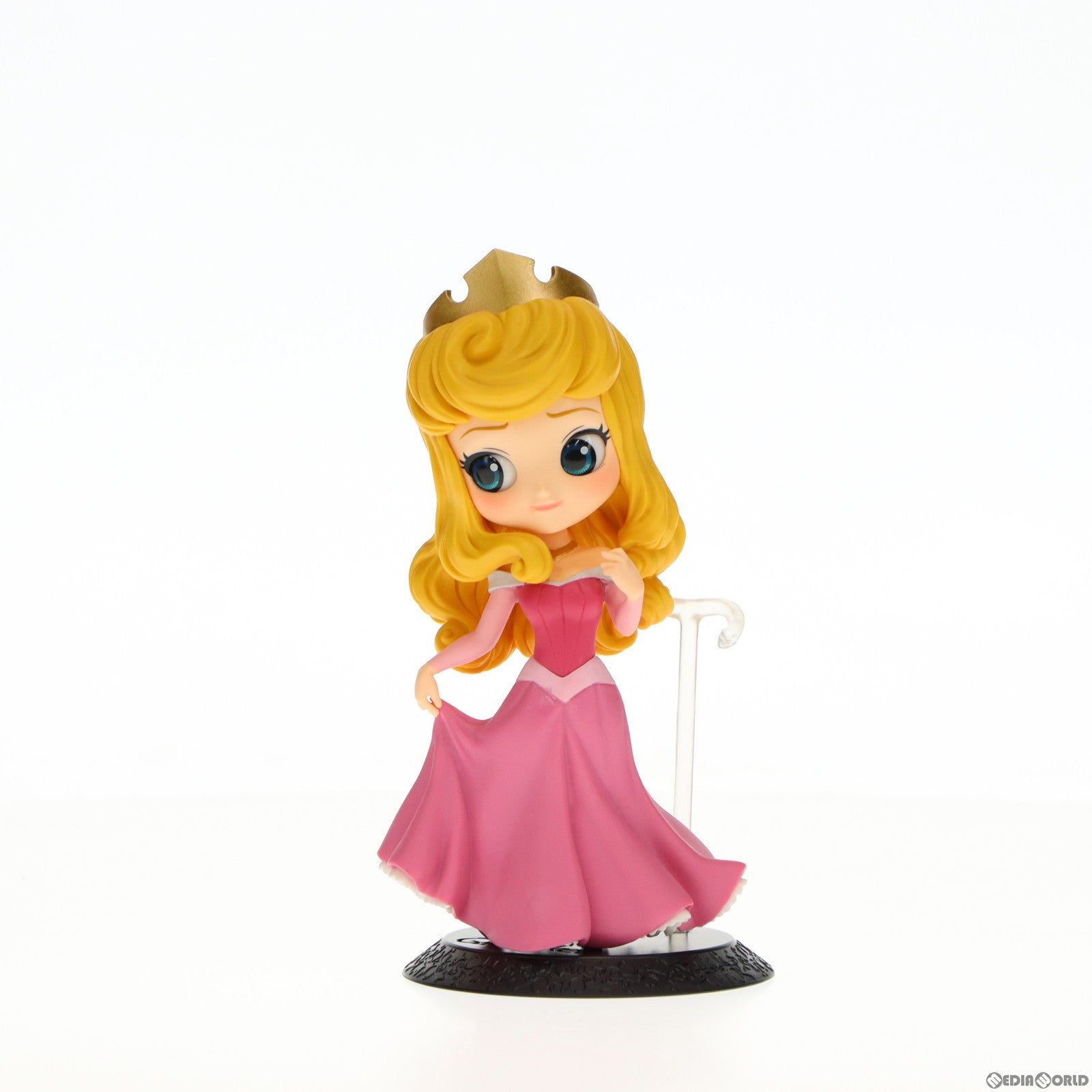 【中古即納】[FIG] オーロラ姫 A(ピンク) Q posket Disney Characters -Princess Aurora- 眠れる森の美女 フィギュア プライズ(38588) バンプレスト(20180807)