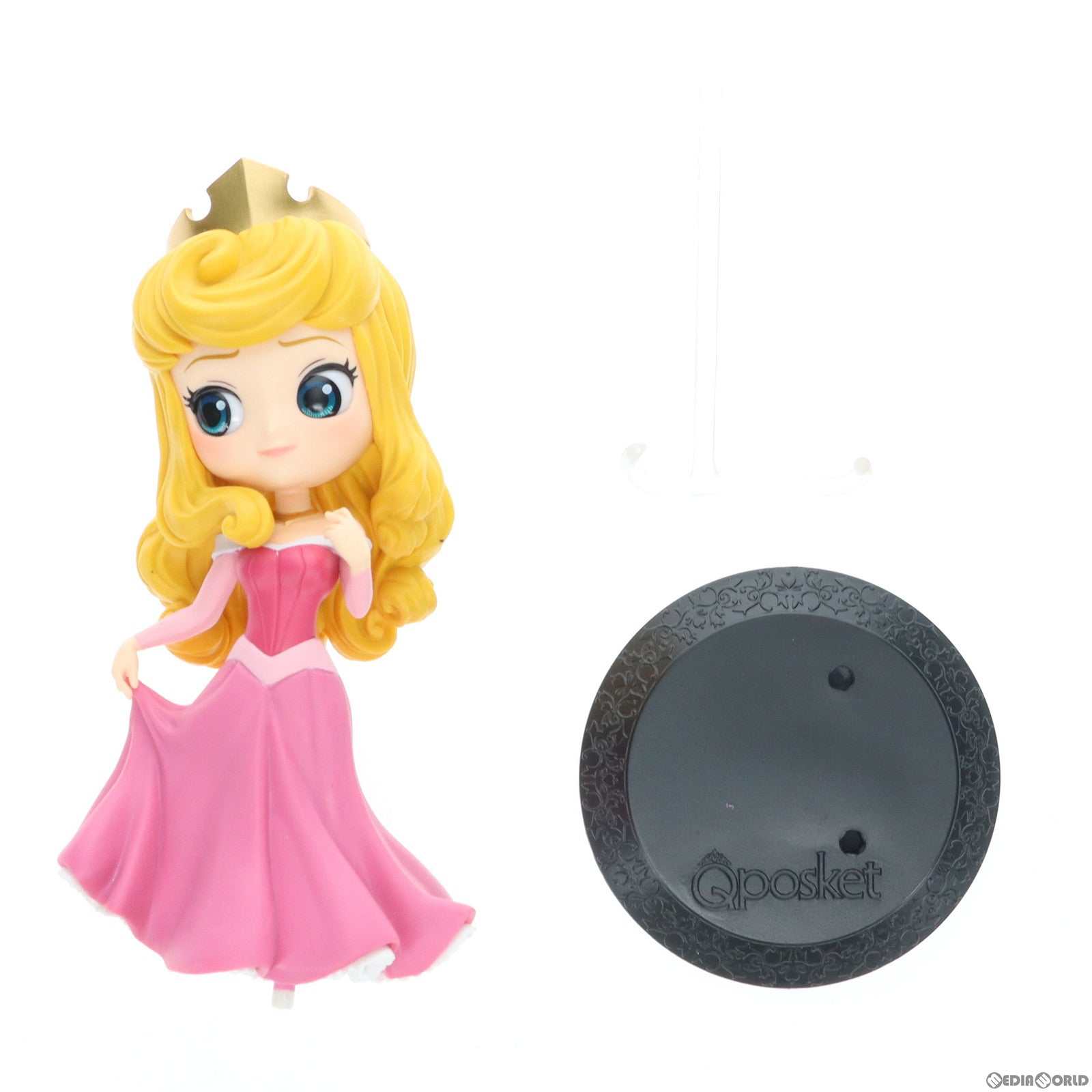 【中古即納】[FIG] オーロラ姫 A(ピンク) Q posket Disney Characters -Princess Aurora- 眠れる森の美女 フィギュア プライズ(38588) バンプレスト(20180807)