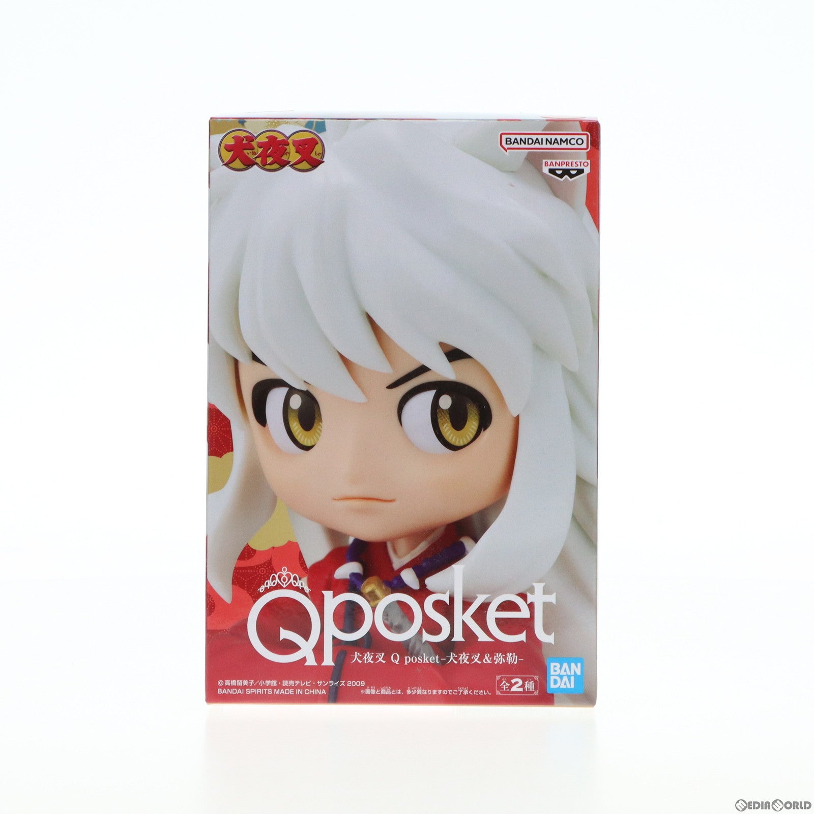 【中古即納】[FIG] 犬夜叉(いぬやしゃ) Q posket-犬夜叉 弥勒- フィギュア プライズ(2647173) バンプレスト(20230630)
