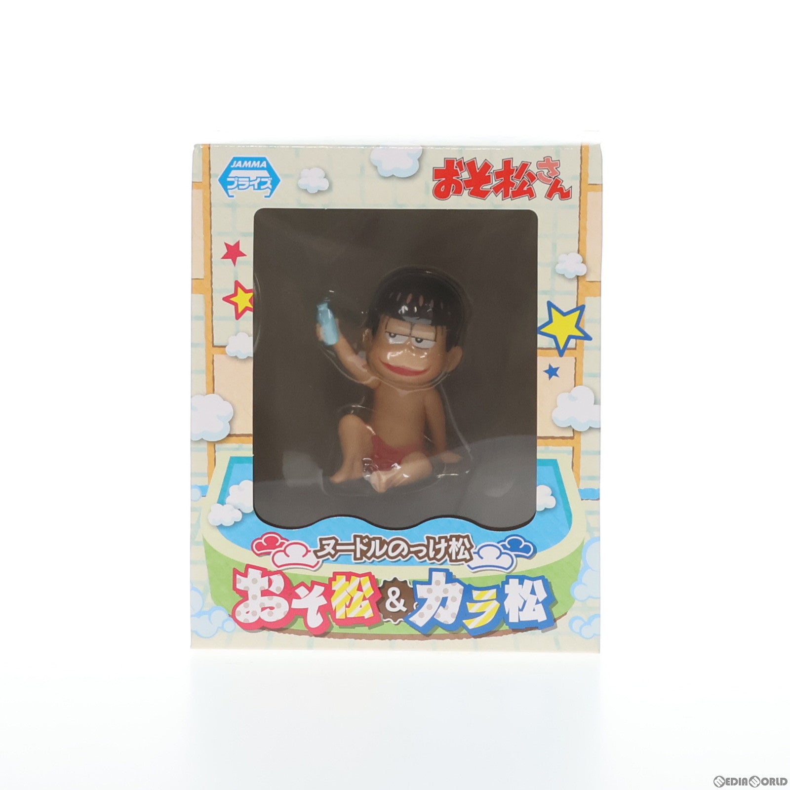 【中古即納】[FIG] おそ松 おそ松さん ヌードルのっけ松フィギュア〜おそ松 カラ松〜 プライズ(1018308) セガ(20161231)