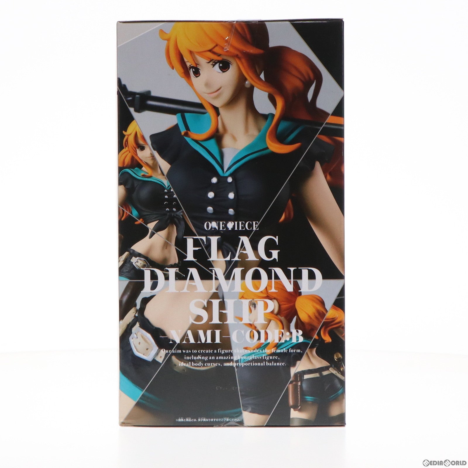 【中古即納】[FIG]ナミ ワンピース FLAG DIAMOND SHIP -NAMI-CODE:B ONE PIECE フィギュア プライズ(38334) バンプレスト(20180522)