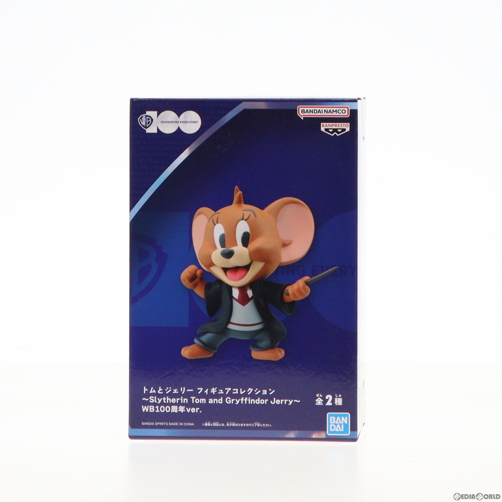 【中古即納】[FIG] ジェリー トムとジェリー フィギュアコレクション〜Slytherin Tom and Gryffindor Jerry〜WB100周年ver. プライズ(2672231) バンプレスト(20230820)