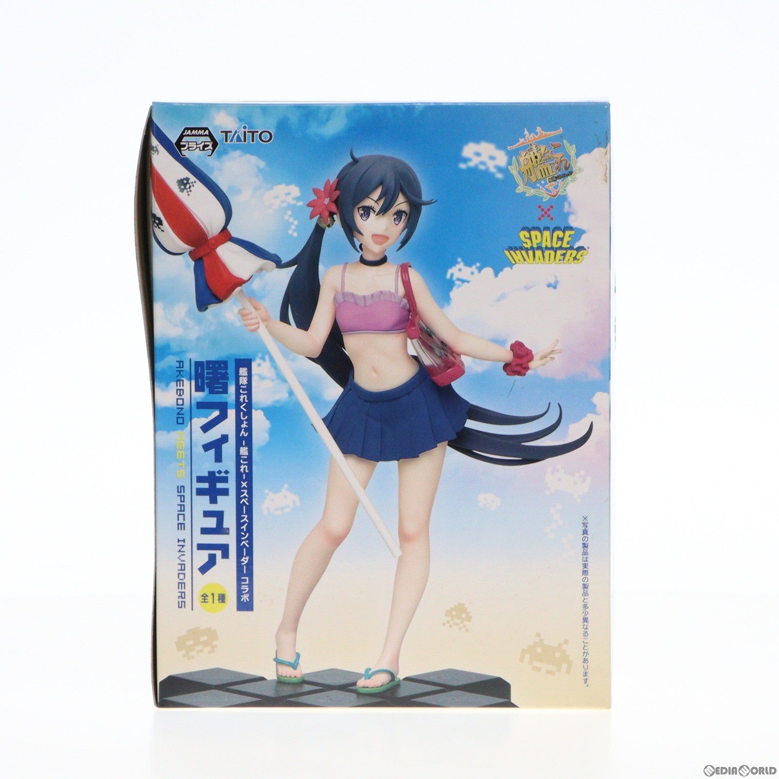 【中古即納】[FIG]曙(あけぼの) 水着Ver. 艦隊これくしょん -艦これ-×スペースインベーダー コラボ フィギュア プライズ(451020100) タイトー(20171231)