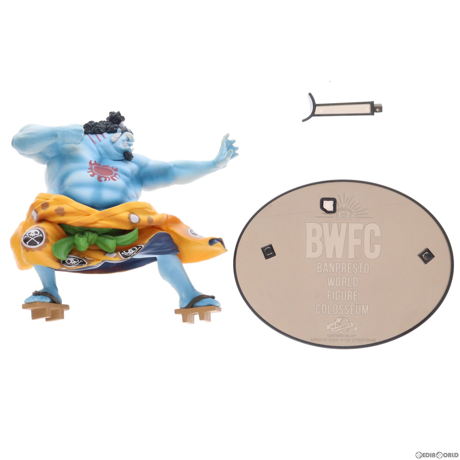 【中古即納】[FIG] ジンベエ(通常カラーver.) ワンピース BANPRESTO WORLD FIGURE COLOSSEUM 造形王頂上決戦2 vol.4 ONE PIECE フィギュア プライズ(39263) バンプレスト(20190420)
