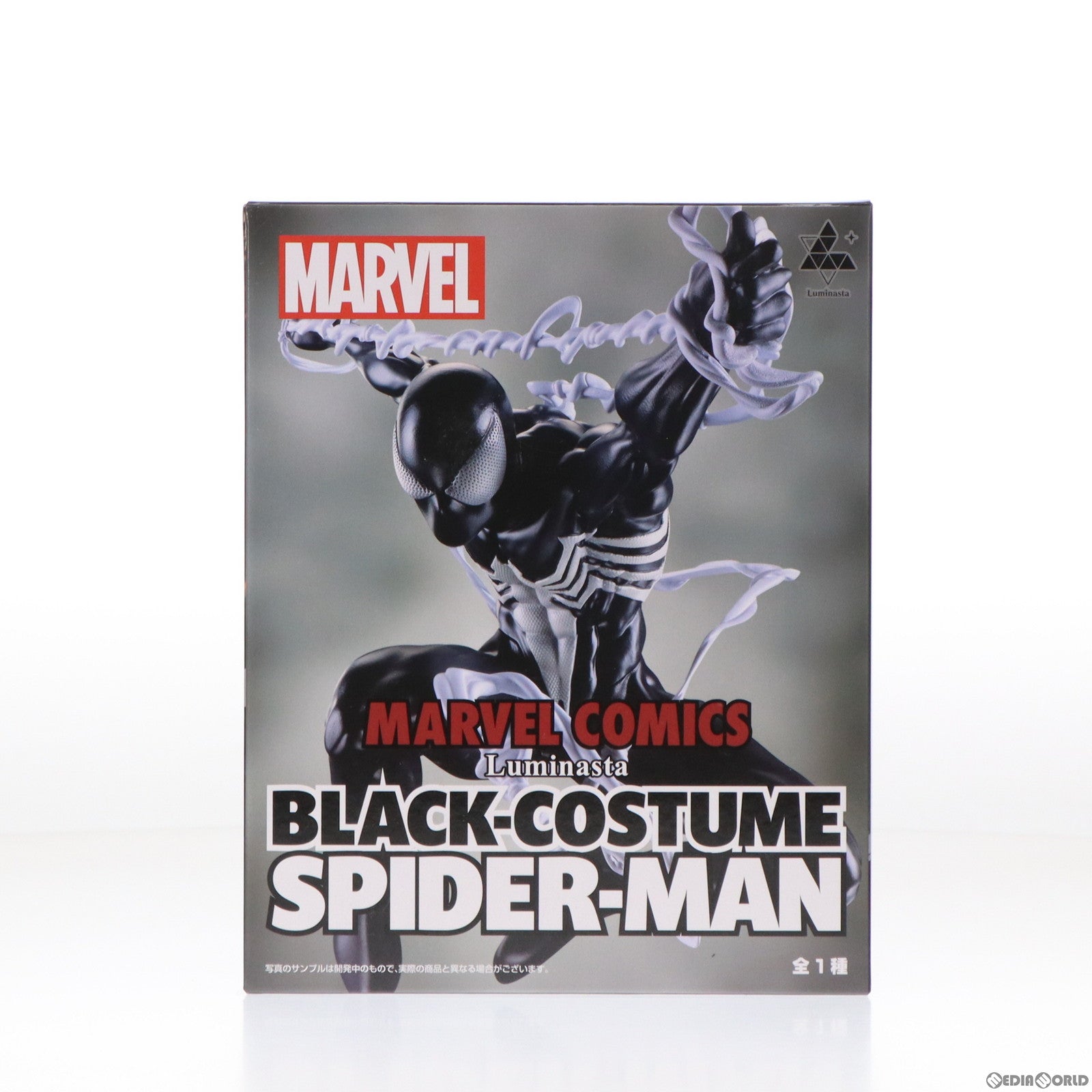 【中古即納】[FIG] ブラックコスチューム スパイダーマン MARVEL COMICS(マーベルコミックス) Luminasta『ブラックコスチューム スパイダーマン』 フィギュア プライズ(1105425) セガ(20231130)