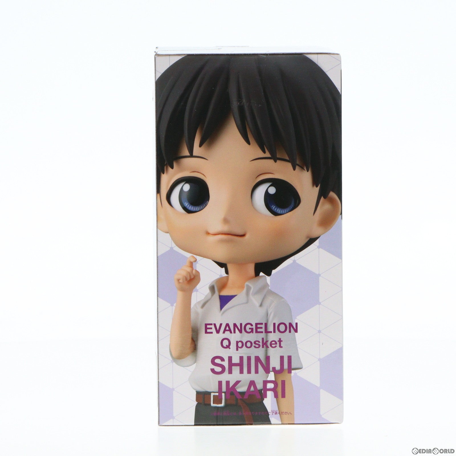 【中古即納】[FIG] 碇シンジ(B 茶髪/インナーシャツ紫) Q posket ヱヴァンゲリヲン新劇場版 フィギュア プライズ(39691) バンプレスト(20190920)