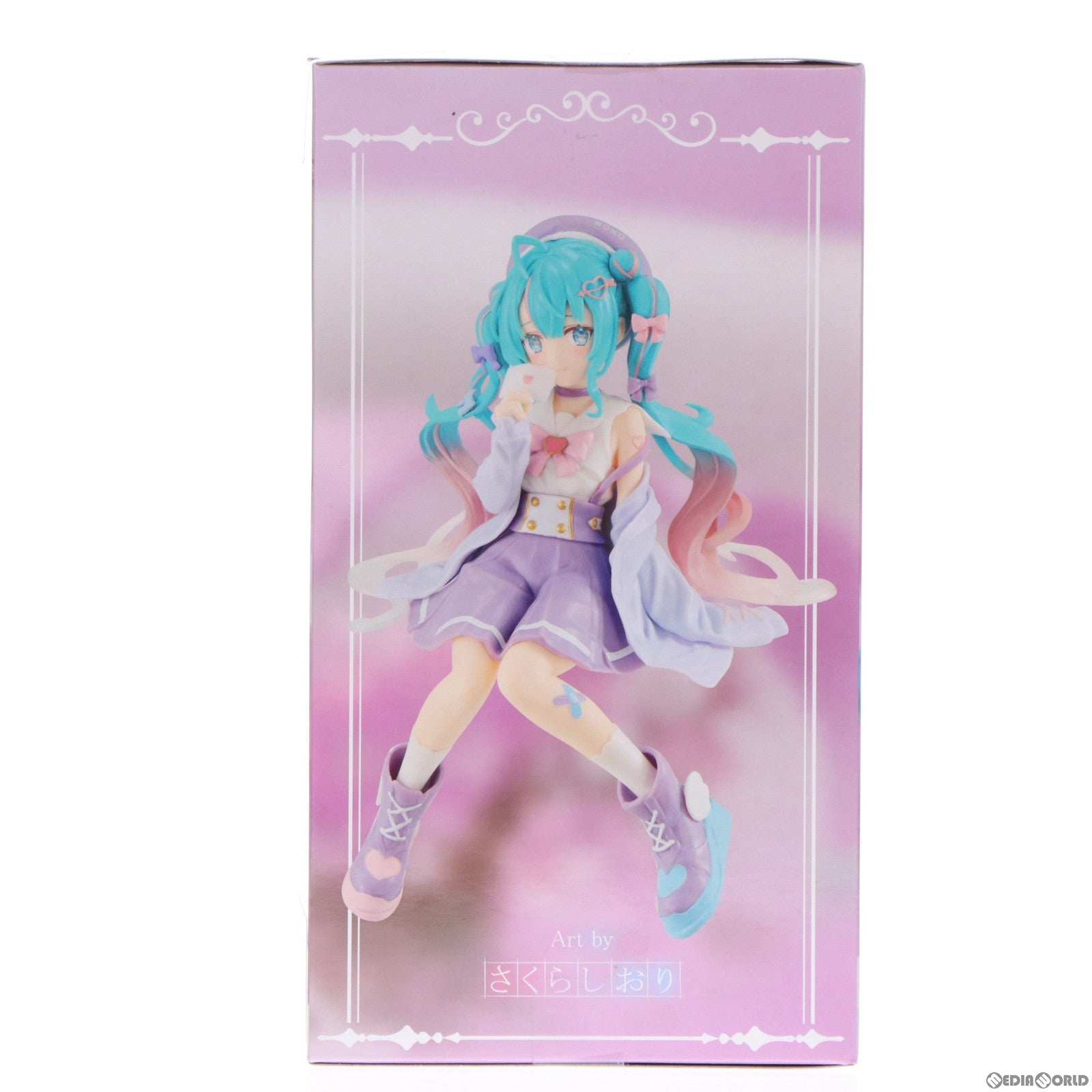 【中古即納】[FIG]初音ミク ぬーどるストッパーフィギュア-恋するセーラー服 パープルver.- キャラクター・ボーカル・シリーズ01 初音ミク  プライズ(AMU-PRZ14875) フリュー(20230430)