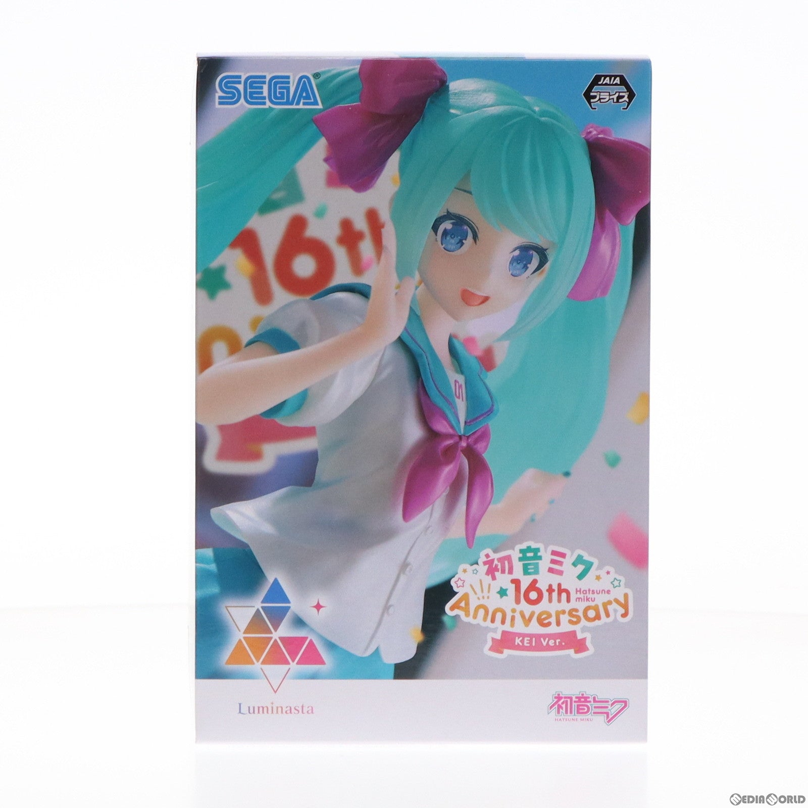 【中古即納】[FIG] Luminasta 初音ミク 16th Anniversary KEI Ver. 初音ミクシリーズ フィギュア プライズ(1103252) セガ(20230820)