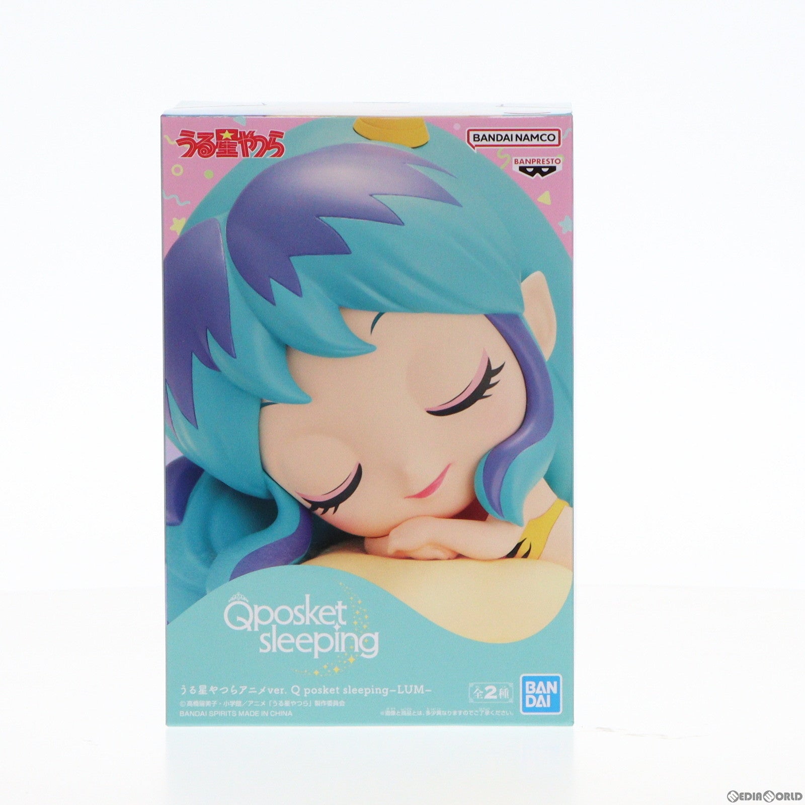 【中古即納】[FIG] ラム A(髪ブルー) うる星やつら アニメver. Q posket sleeping-LUM- フィギュア プライズ(2648621) バンプレスト(20230331)