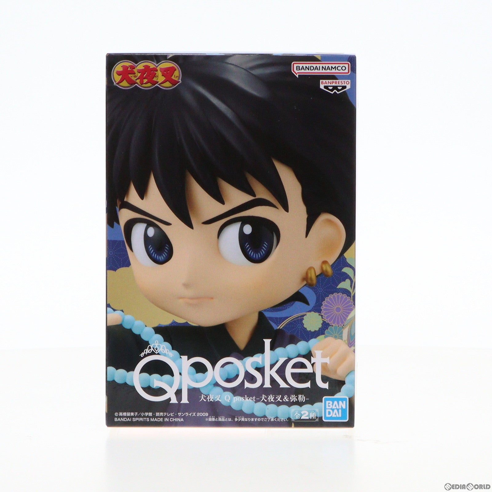 【中古即納】[FIG] 弥勒(みろく) 犬夜叉 Q posket-犬夜叉 弥勒-フィギュア プライズ(2647173) バンプレスト(20230630)