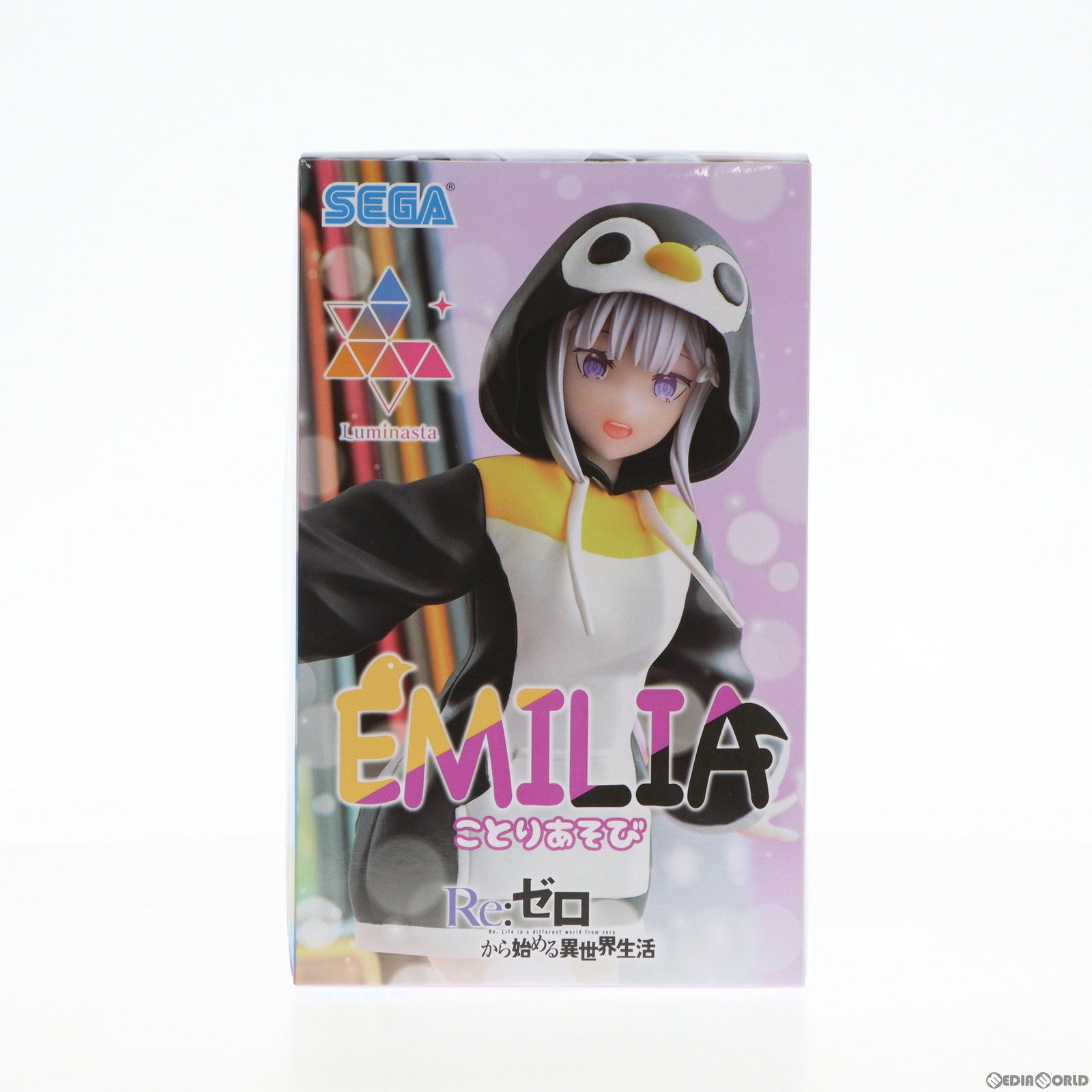 【中古即納】[FIG] エミリア Re:ゼロから始める異世界生活 Luminasta『エミリア』-ことりあそび- フィギュア プライズ(1104097) セガ(20230920)