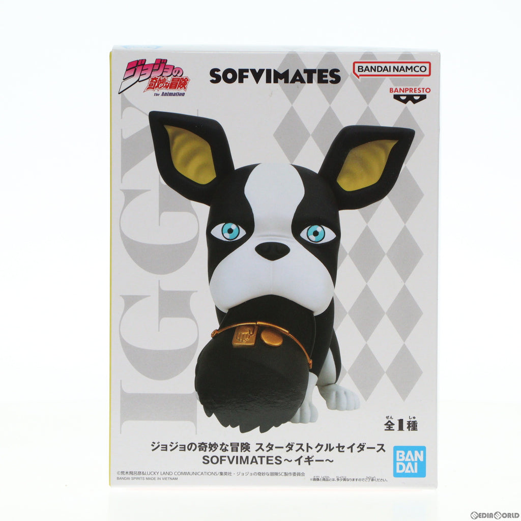 【中古即納】[FIG]イギー ジョジョの奇妙な冒険 第三部 スターダストクルセイダース SOFVIMATES〜イギー〜 ソフビフィギュア  プライズ(2654557) バンプレスト(20230630)