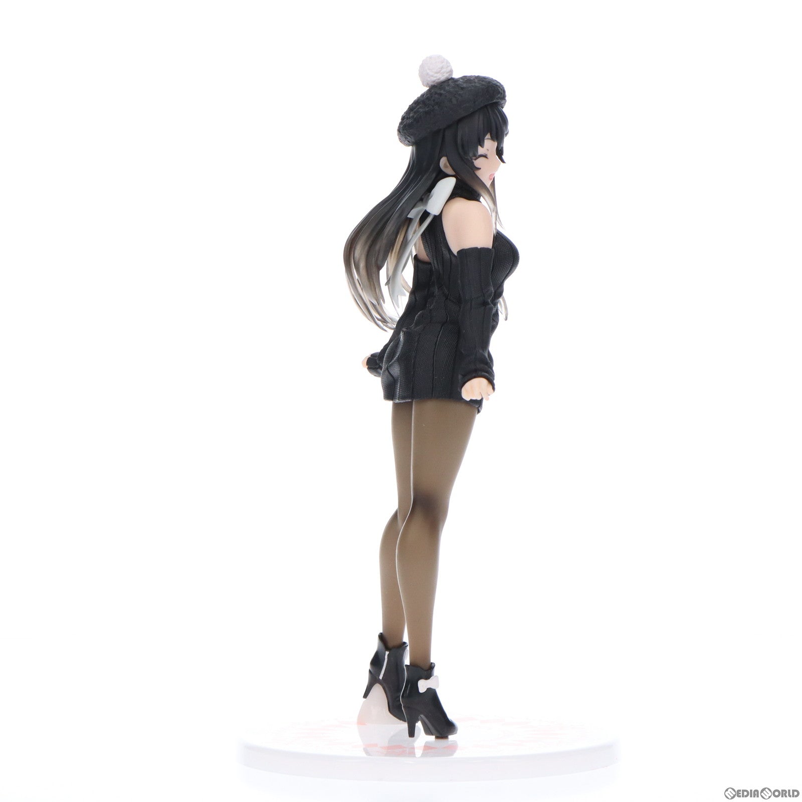 【中古即納】[FIG] タイクレ限定 桜島麻衣(さくらじままい) (笑顔) Coreful フィギュア 桜島麻衣〜描き下ろしニットワンピースver.〜 青春ブタ野郎はバニーガール先輩の夢を見ない プライズ タイトー(20210220)