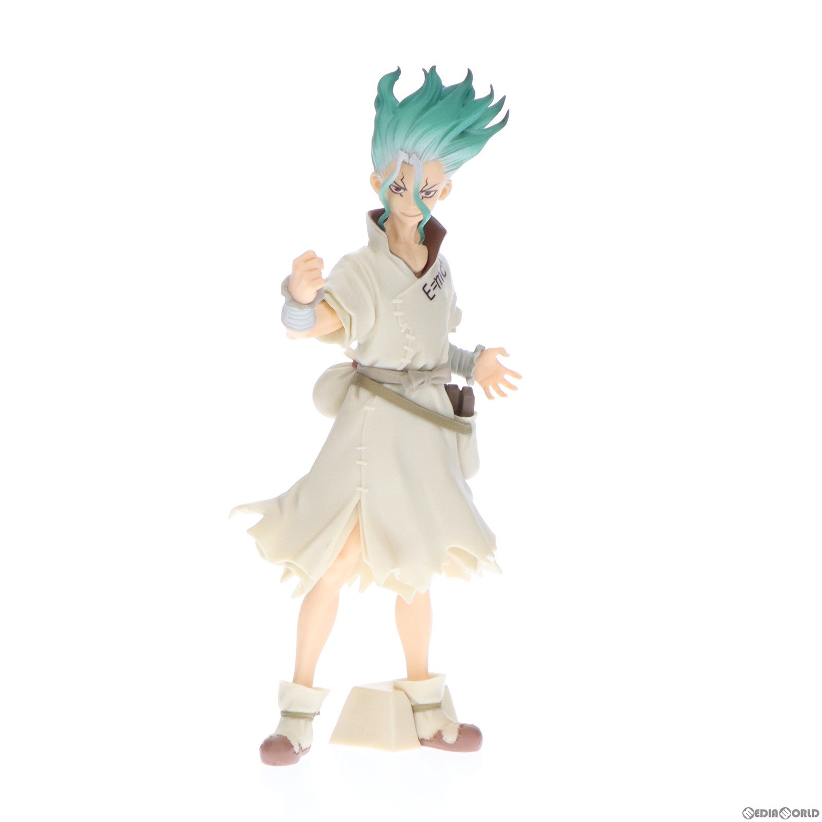 【中古即納】[FIG] 石神千空(いしがみせんくう) Dr.STONE(ドクターストーン) FIGURE of STONE WORLD-造形の科学-七海龍水 石神千空 フィギュア プライズ(2601743) バンプレスト(20220731)