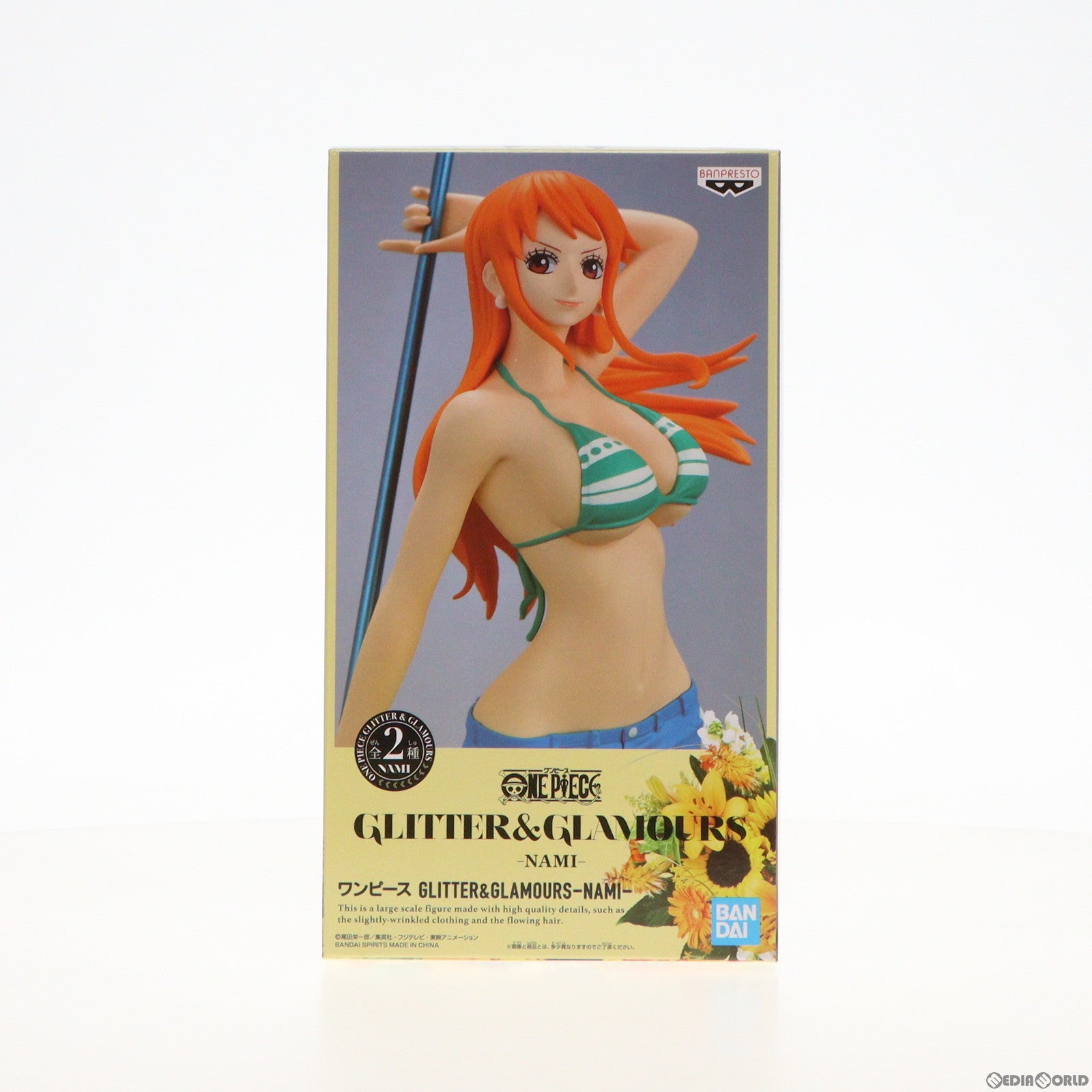 【中古即納】[FIG] ナミ A(衣装濃) ワンピース GLITTER GLAMOURS -NAMI- ONE PIECE フィギュア プライズ(2548171) バンプレスト(20210720)