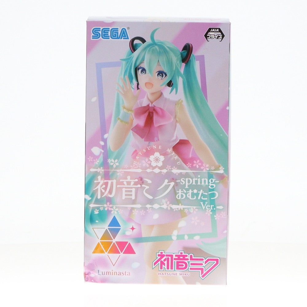 【中古即納】[FIG] Luminasta 初音ミク -spring-おむたつVer. キャラクター・ボーカル・シリーズ01 初音ミク フィギュア プライズ(1065389) セガ(20230430)