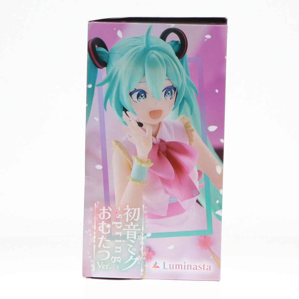 【中古即納】[FIG] Luminasta 初音ミク -spring-おむたつVer. キャラクター・ボーカル・シリーズ01 初音ミク フィギュア プライズ(1065389) セガ(20230430)