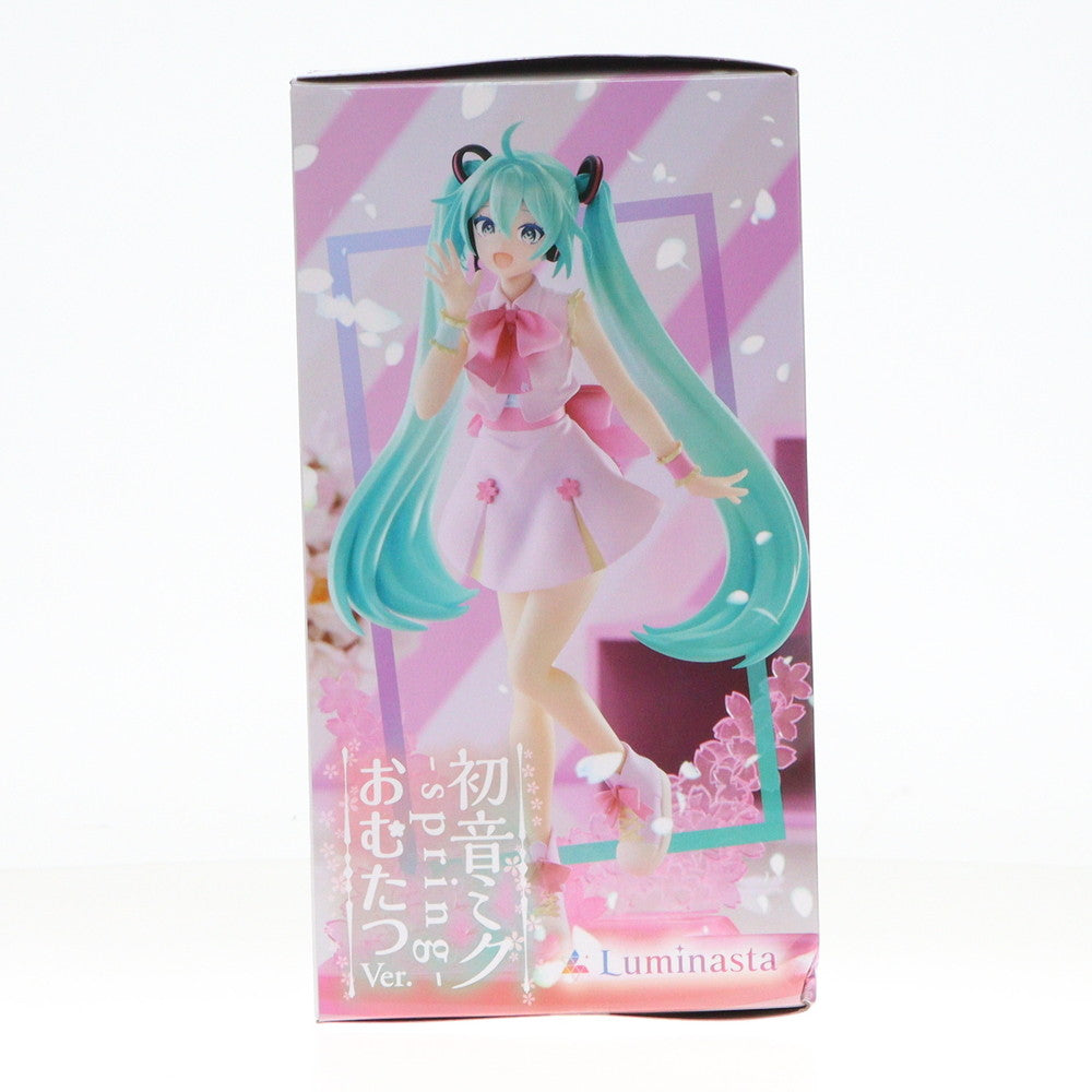 【中古即納】[FIG] Luminasta 初音ミク -spring-おむたつVer. キャラクター・ボーカル・シリーズ01 初音ミク フィギュア プライズ(1065389) セガ(20230430)