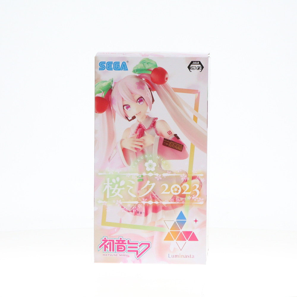 【中古即納】[FIG] Luminasta 桜ミク 2023 キャラクター・ボーカル・シリーズ01 初音ミク フィギュア プライズ(1067268) セガ(20230331)