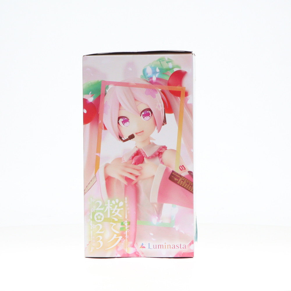 【中古即納】[FIG] Luminasta 桜ミク 2023 キャラクター・ボーカル・シリーズ01 初音ミク フィギュア プライズ(1067268) セガ(20230331)