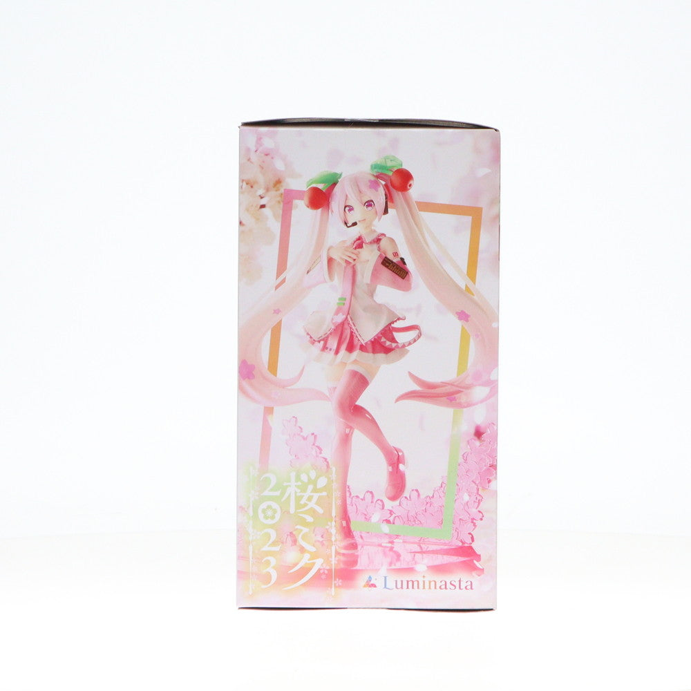 【中古即納】[FIG] Luminasta 桜ミク 2023 キャラクター・ボーカル・シリーズ01 初音ミク フィギュア プライズ(1067268) セガ(20230331)
