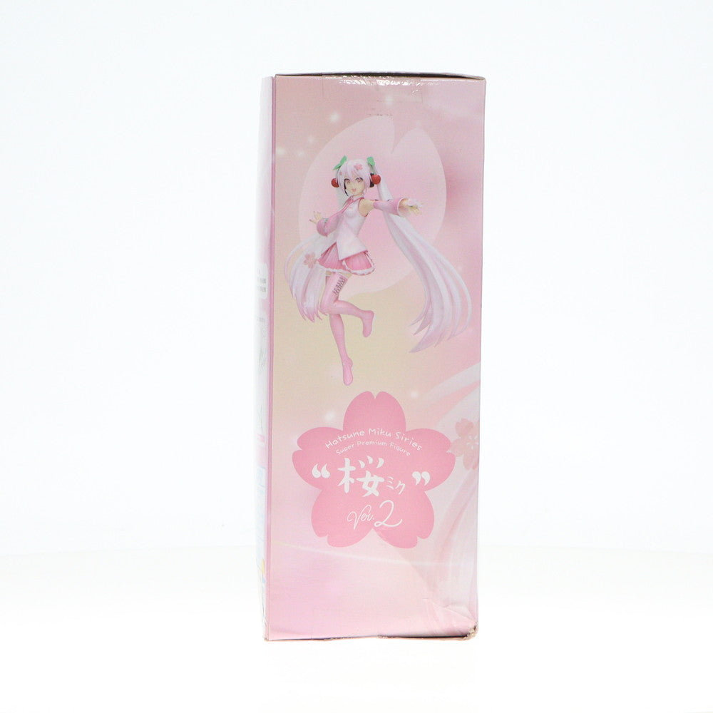 【中古即納】[FIG] 桜ミク Ver.2 スーパープレミアムフィギュア キャラクター・ボーカル・シリーズ01 初音ミク プライズ(1039418) セガ(20200420)