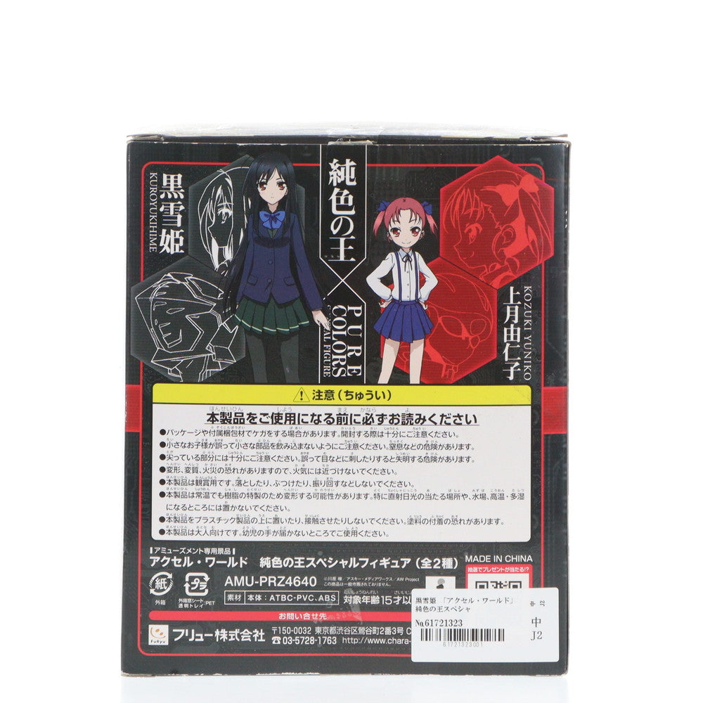 【中古即納】[FIG] 黒雪姫 アクセル・ワールド 純色の王スペシャルフィギュア プライズ(AMU-PRZ4640) フリュー(20130131)