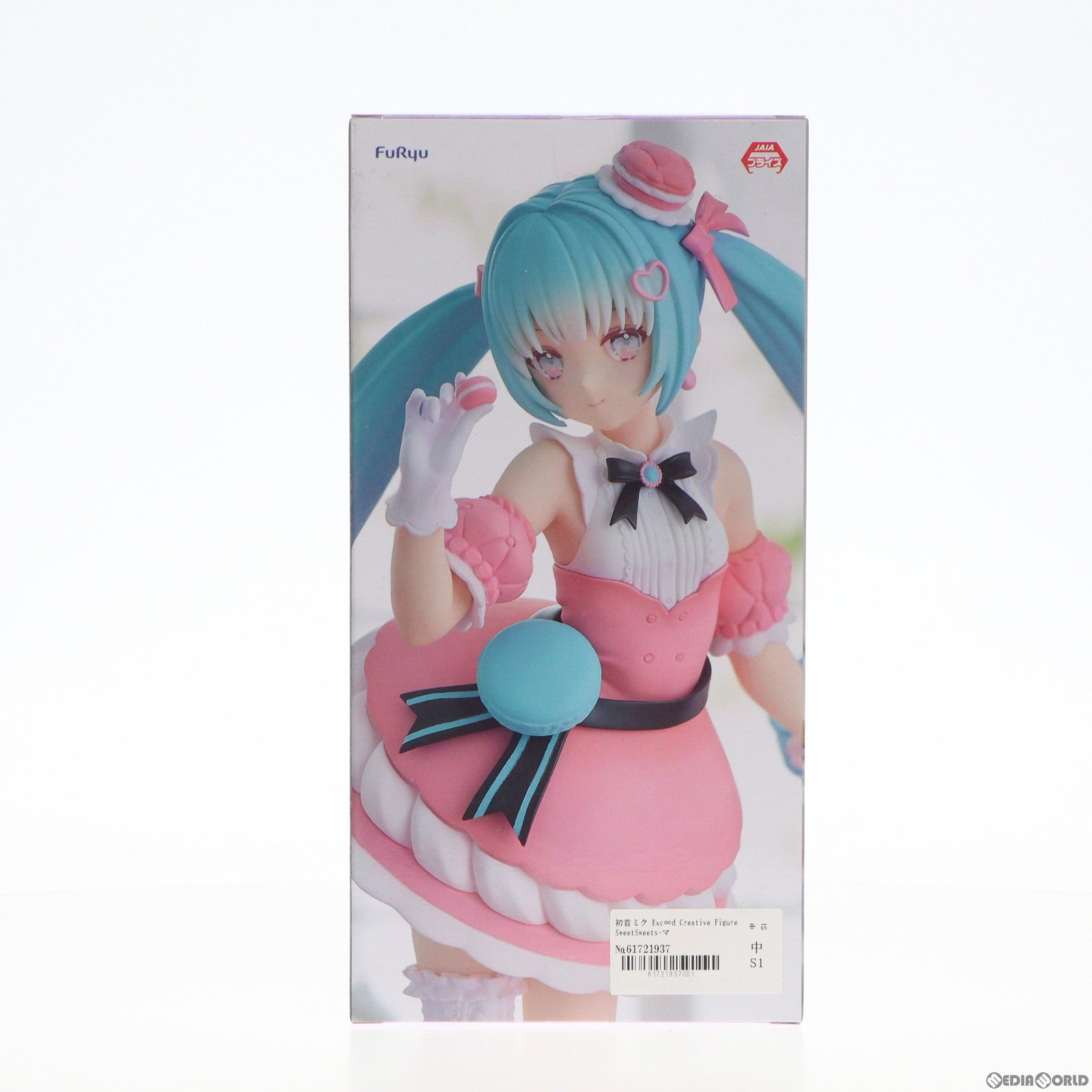 【中古即納】[FIG] 初音ミク Exc∞d Creative Figure SweetSweets-マカロン- キャラクター・ボーカル・シリーズ01 初音ミク フィギュア プライズ(AMU-PRZ14525) フリュー(20230331)