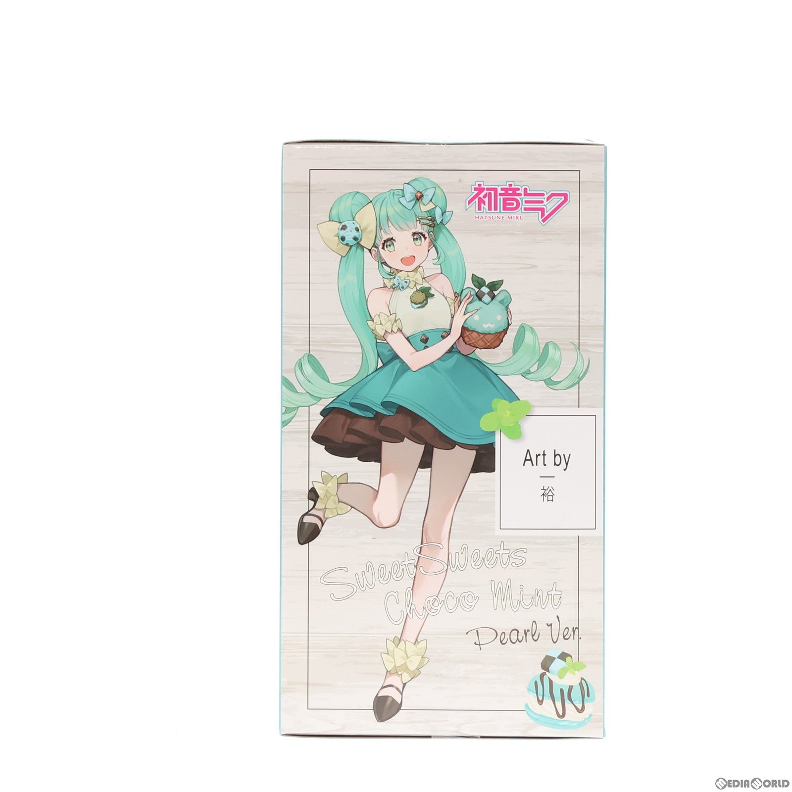【中古即納】[FIG] 初音ミク キャラクター・ボーカル・シリーズ 01 初音ミク Sweet Sweets フィギュア-チョコミント パールver.- プライズ(AMU-PRZ15588) フリュー(20230920)