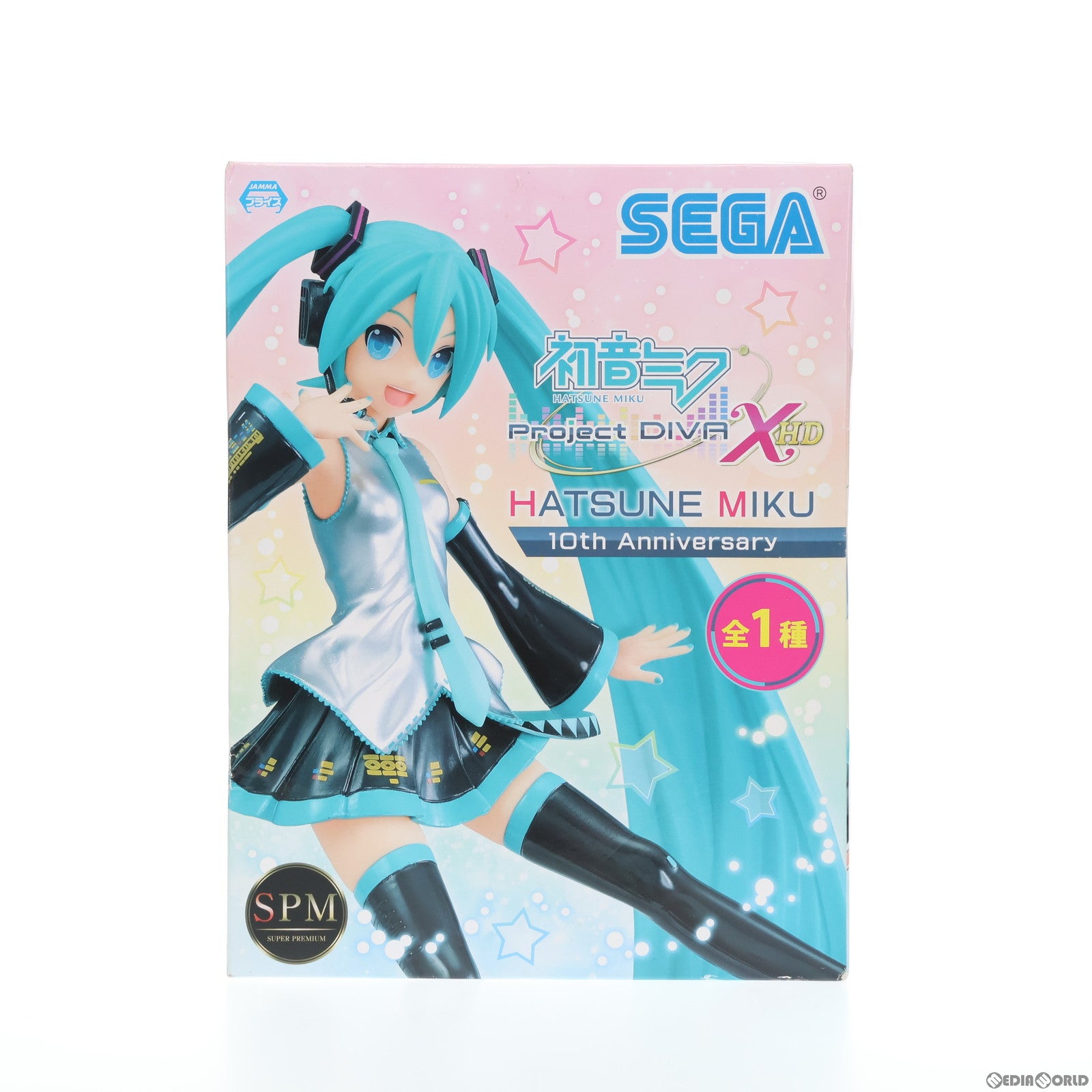 【中古即納】[FIG] 初音ミク 10th Anniversary スーパープレミアムフィギュア 初音ミク-Project DIVA-X HD プライズ(1022542) セガ(20170810)