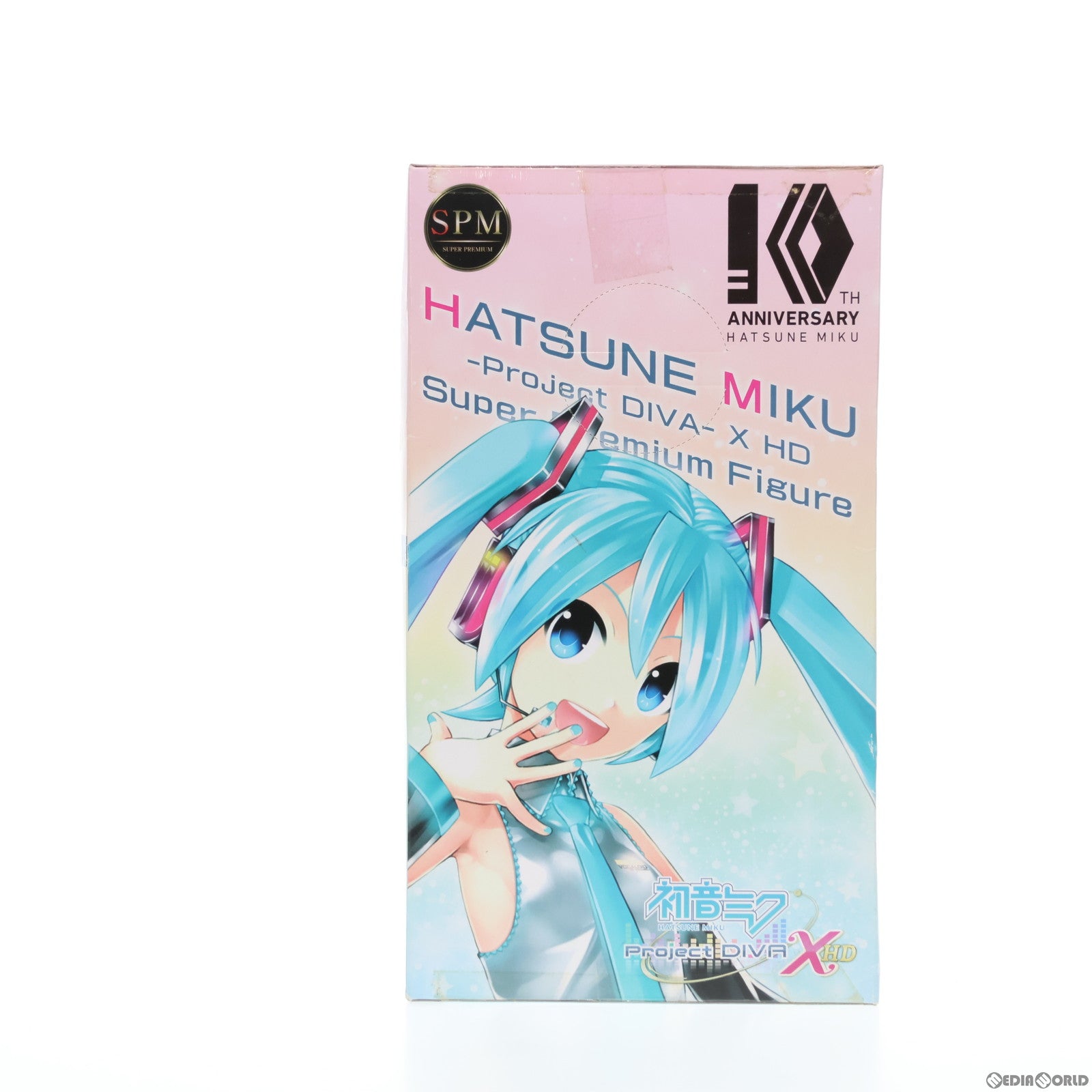 【中古即納】[FIG] 初音ミク 10th Anniversary スーパープレミアムフィギュア 初音ミク-Project DIVA-X HD プライズ(1022542) セガ(20170810)